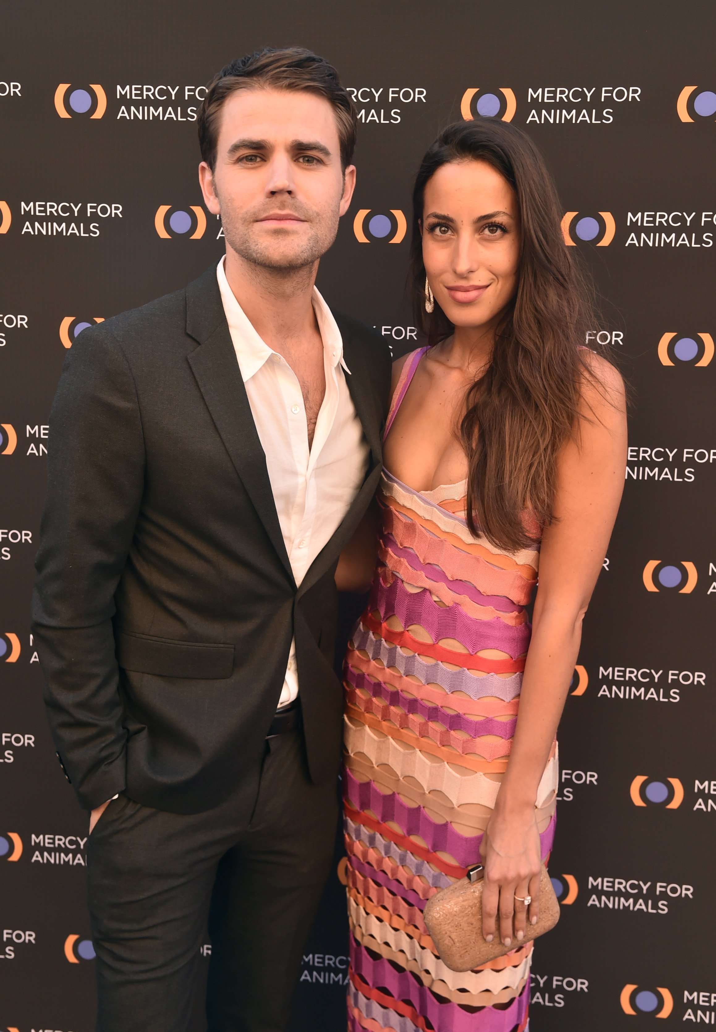 Paul Wesley and Ines De Ramon at the Mercy For Animals 20th Anniversary Gala in Los Angeles, California on September 14, 2019. | Source: Getty Images