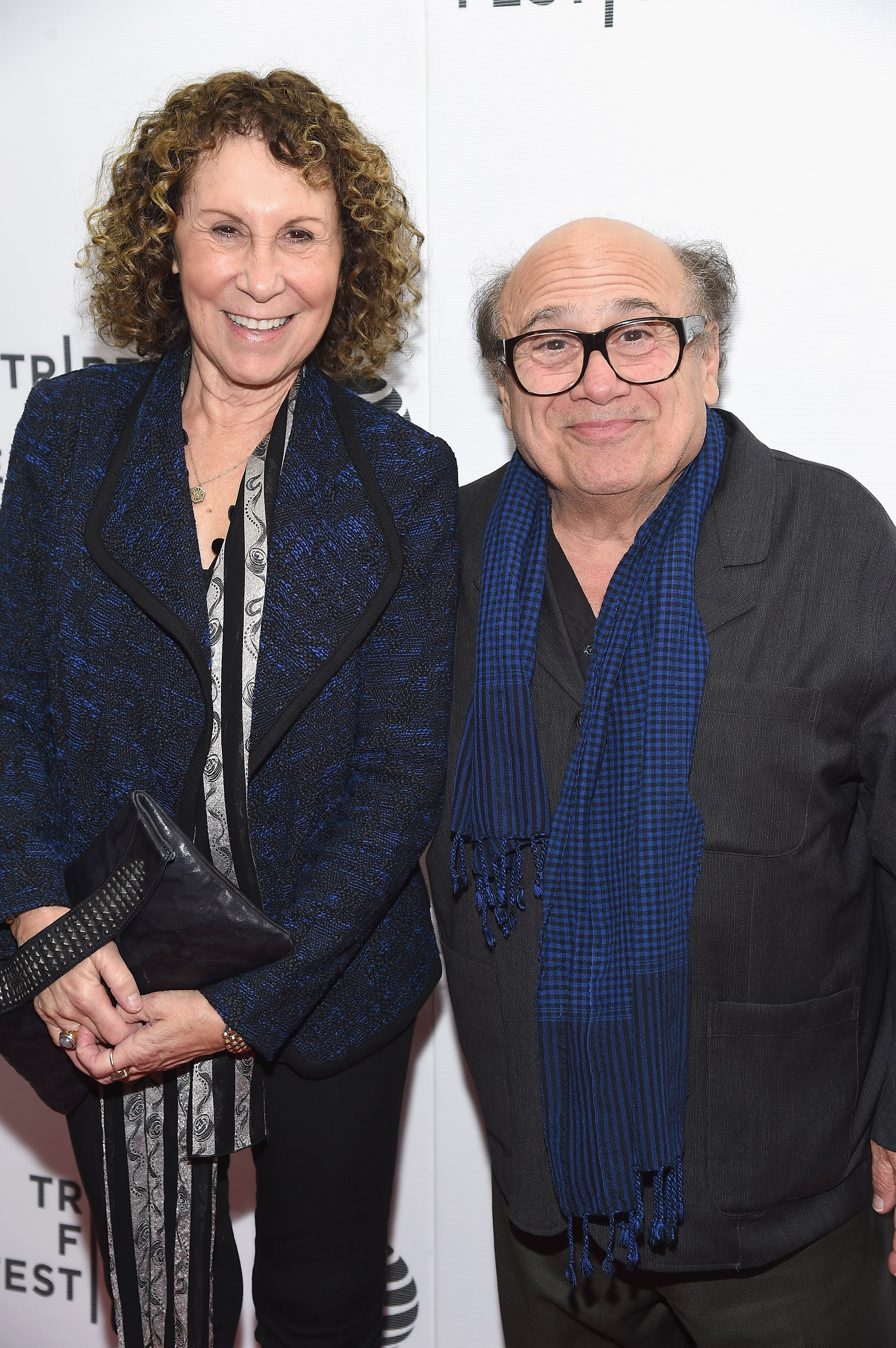 Rhea Perlman and director Danny DeVito attending a film screening in New York City on April 15, 2016 | Source: Getty Images