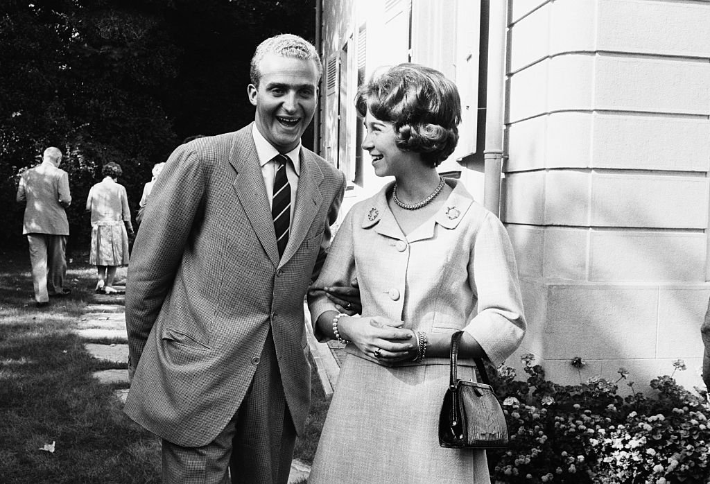 Compromiso de don Juan Carlos y Sofía de Grecia en Lausana, 1 de septiembre de 1961. |  Foto: Getty Images