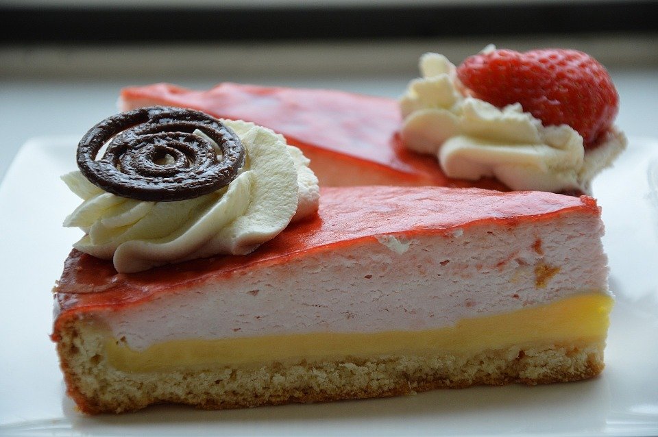 Trozos de torta con crema. | Foto: Pixabay Trozos de torta con crema. | Foto: Pixabay