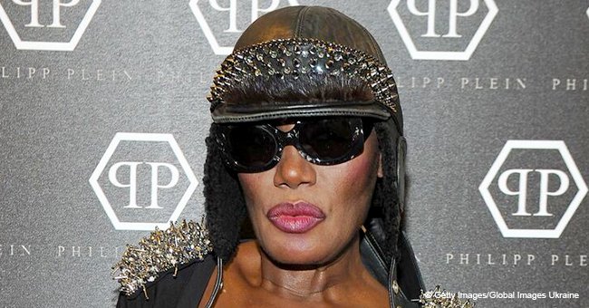Remember '80s pop icon Grace Jones? Her son is good-looking but bears no resemblance to her