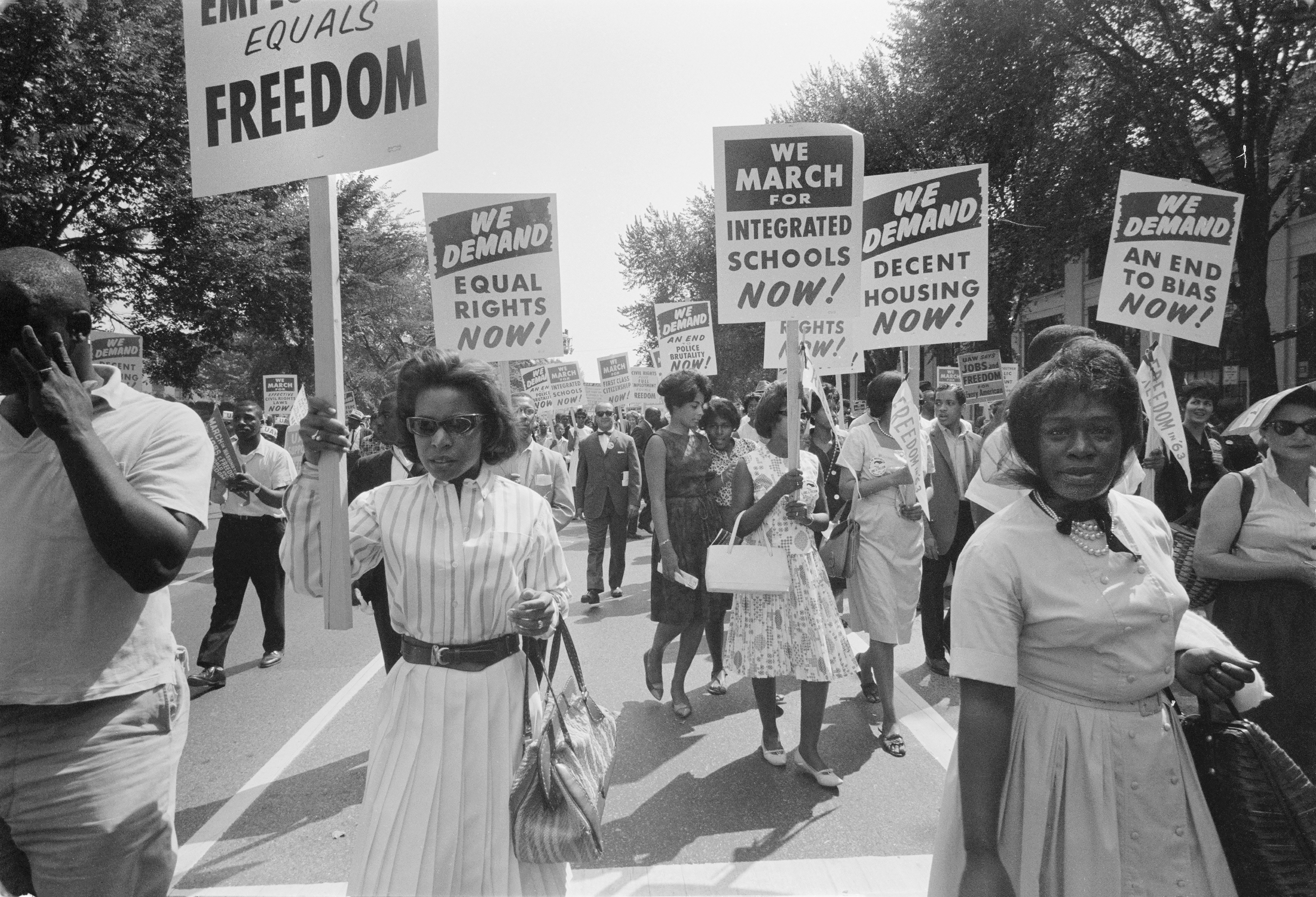 Civil Rights March on Washington DC on August 28, 1963. | Source: Getty Images