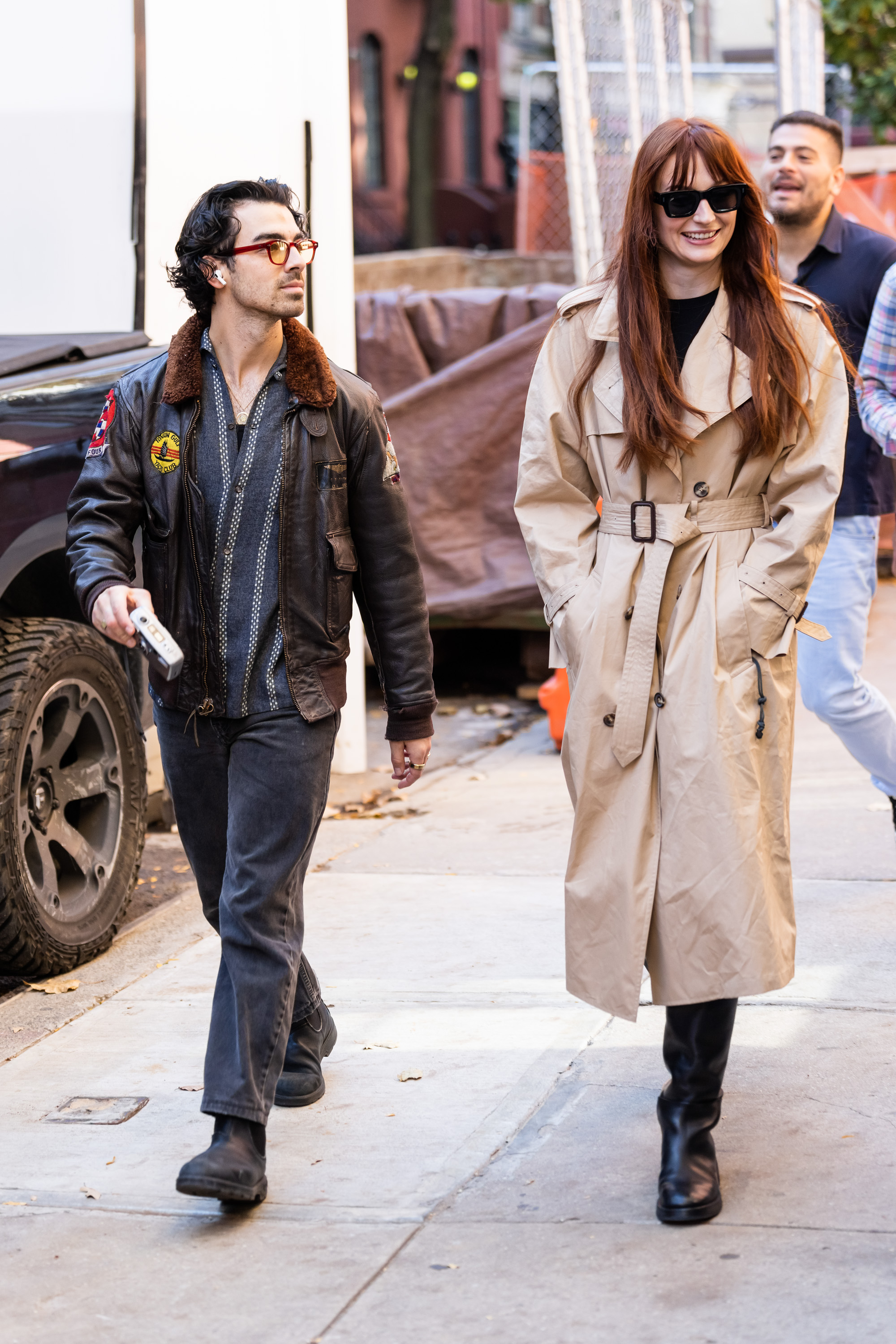 Joe Jonas and Sophie Turner are seen in the West Village on November 3, 2022, in New York City.| Source: Getty Images