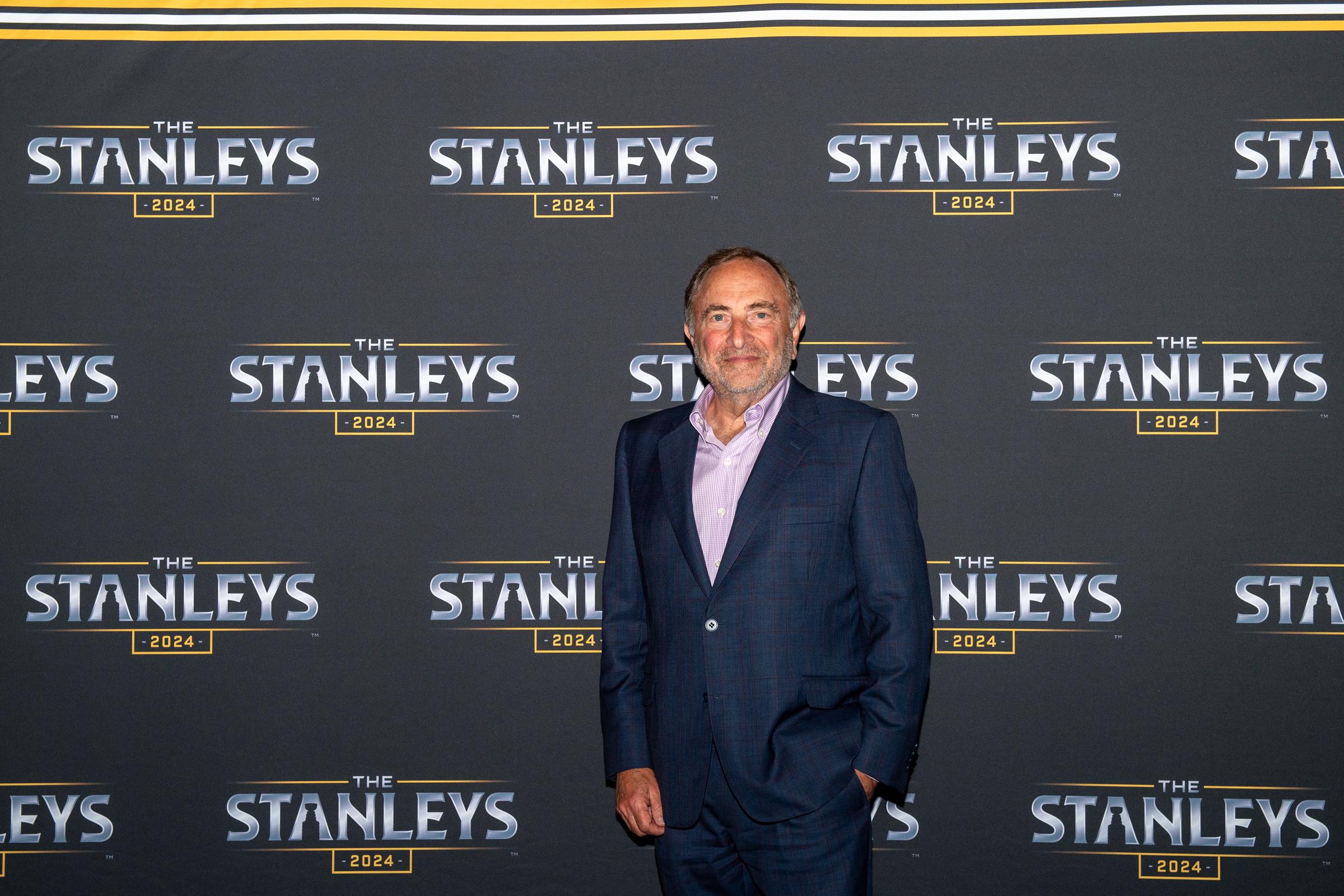 Gary Bettman at the Stanleys Cocktail Reception & Awards in Boston, Massachusetts on July 9, 2024 | Source: Getty Images