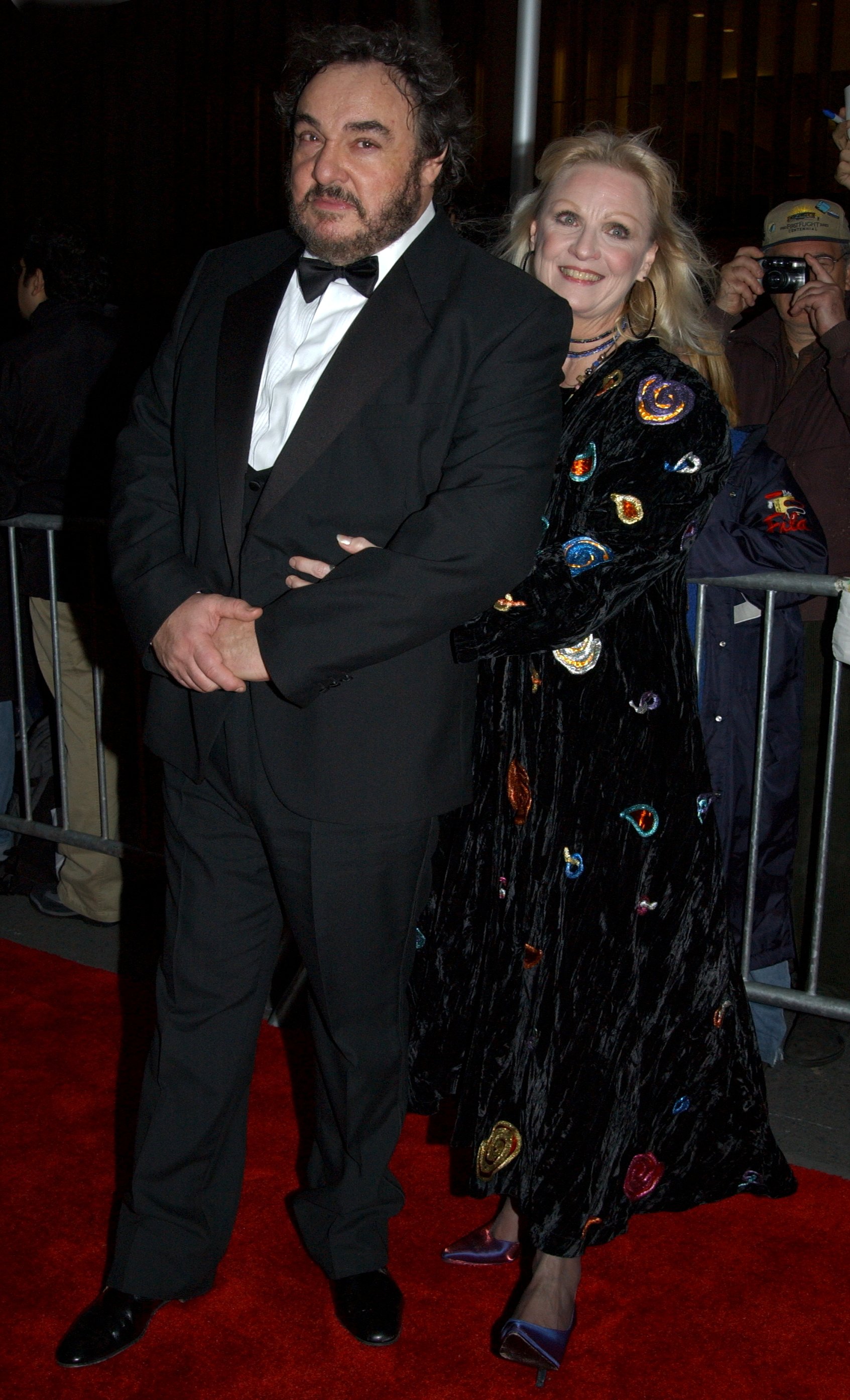 John Rhys Davies with Suzanne in New York, United States on December 13, 2001 | Source: Getty Images