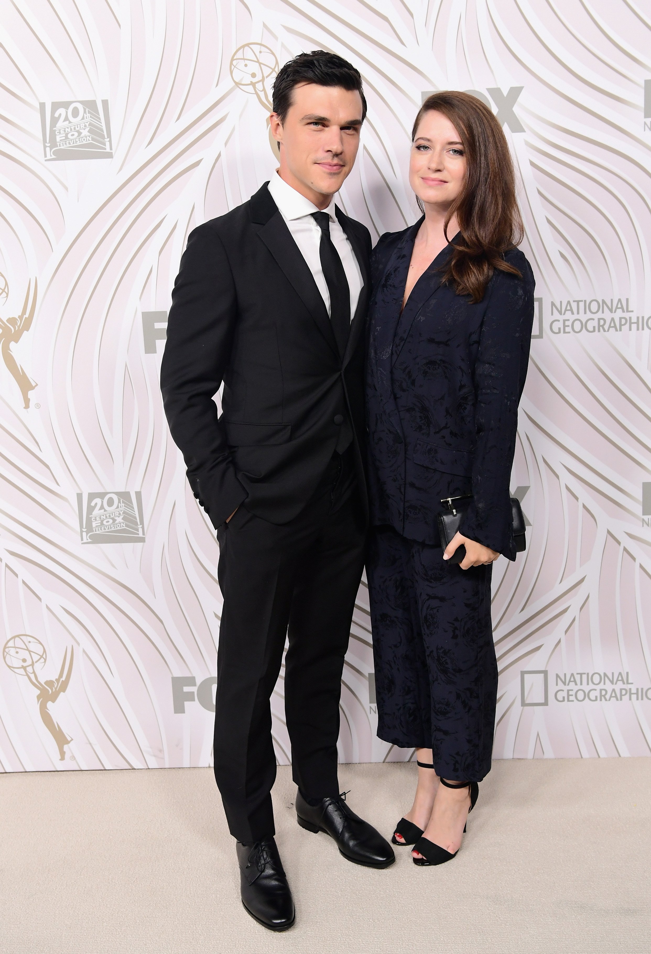 Finn Wittrock and Sarah Roberts at the 69th Primetime Emmy Awards After Party | Source: Getty Images