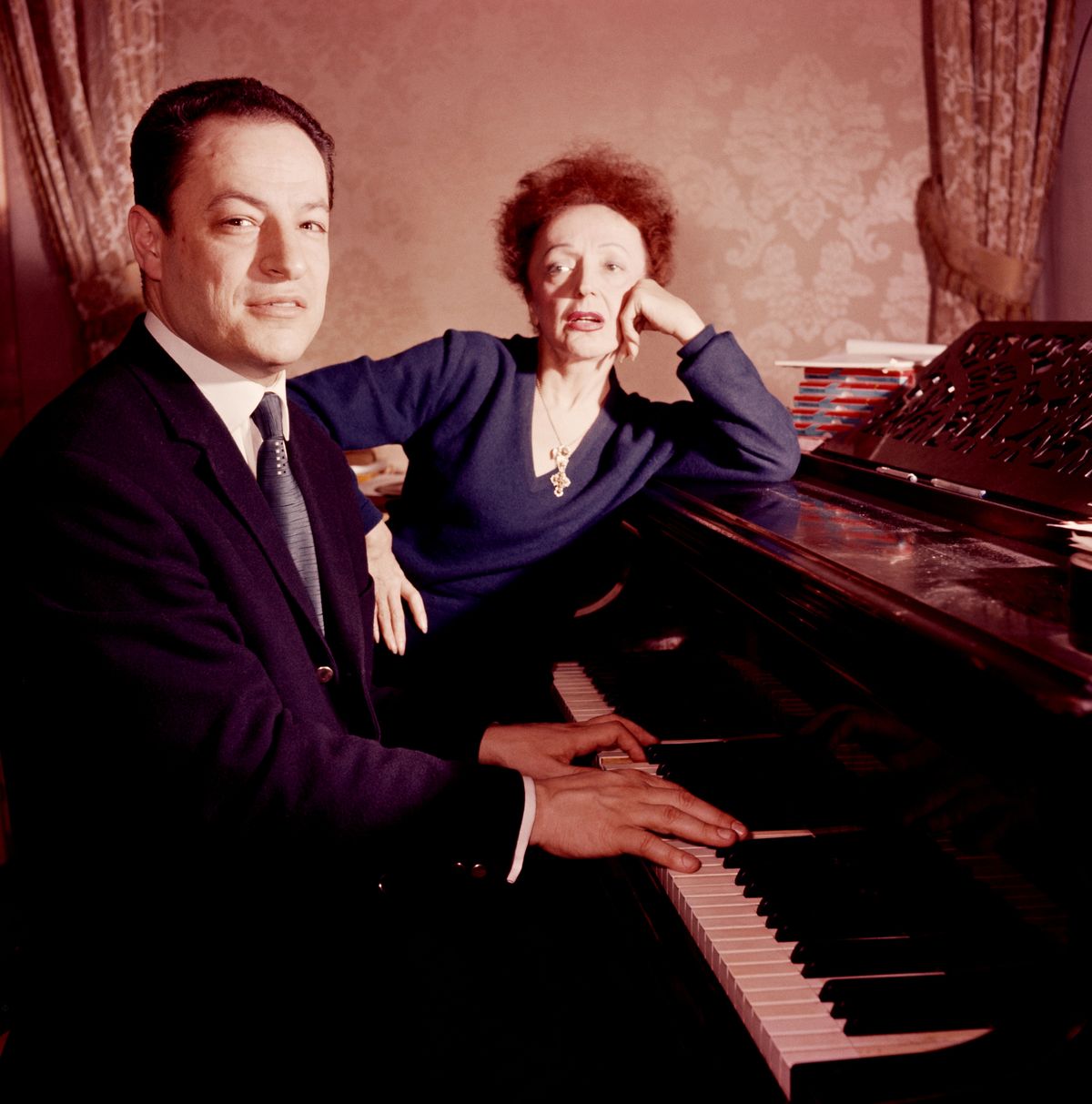 Édith Piaf et Charles Dumont | Photo : Getty Images