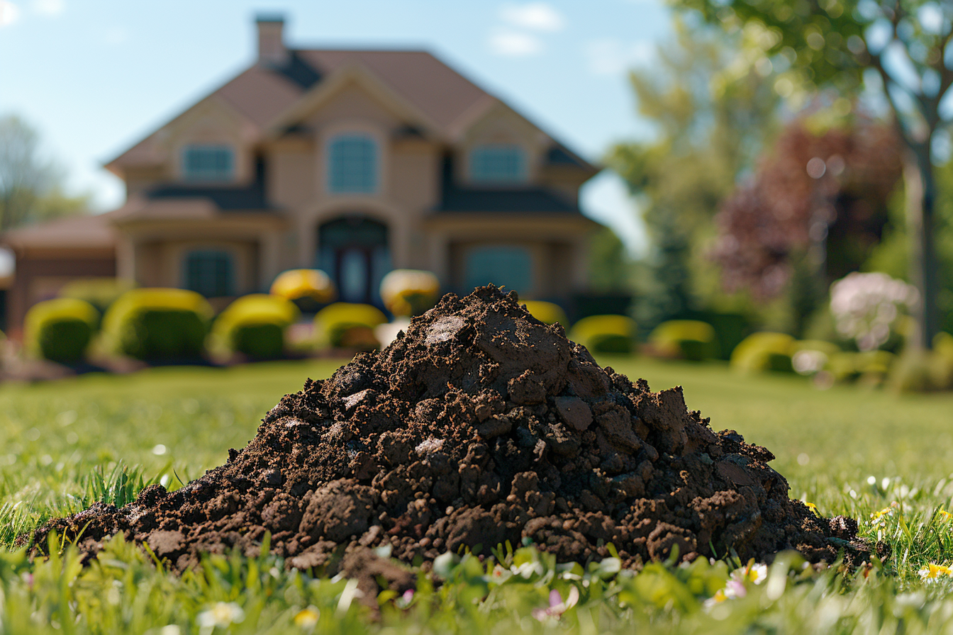 Manure on lawn | Source: Midjourney