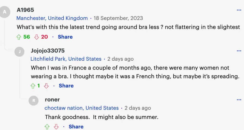 A screenshot of user comments about Dakota Johnson dated September 18, 2023 | Source: Daily Mail