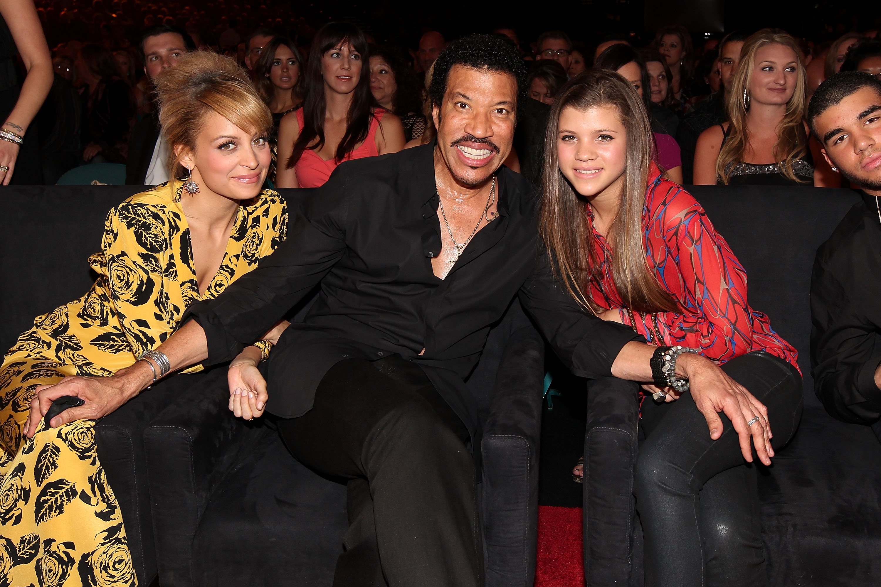 Lionel, Sofia and Nicole Richie in Las Vegas 2012. | Source: Getty Images