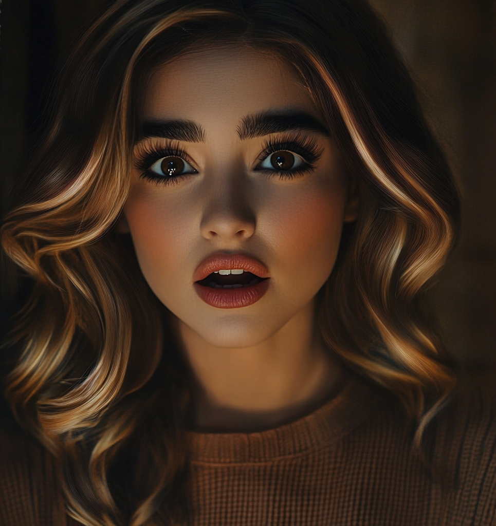 A startled woman | Source: Midjourney