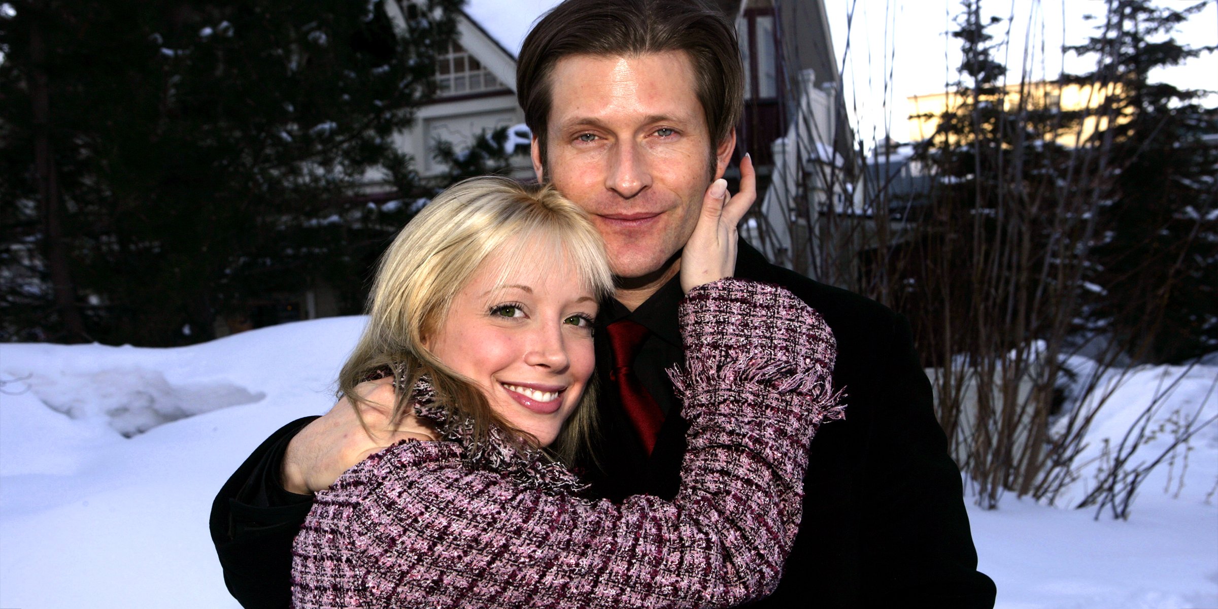 Courtney Peldon and Crispin Glover. | Source: Getty Images