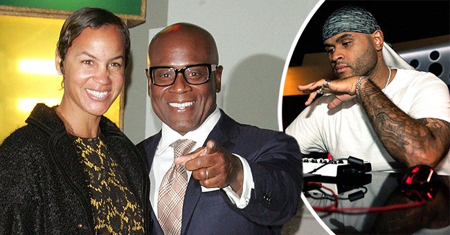 Left: The music producer LA Reid and his former wife Pebbles. Right: Their son Aaron Reid. | Source: Getty Images and Instagram @aaronreid