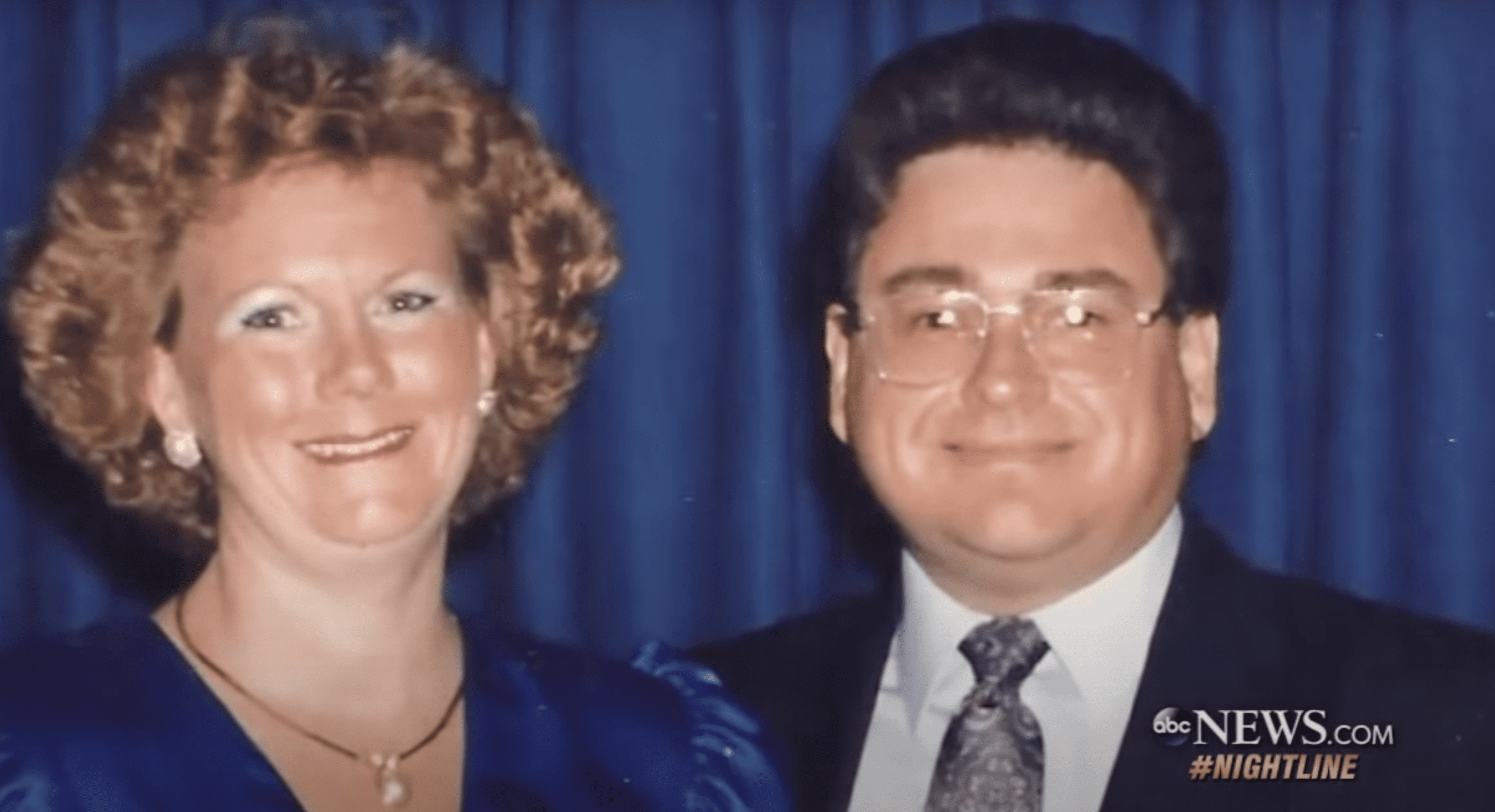 Linda Iseler and Richard Hoagland. | Source: YouTube.com/ABC News