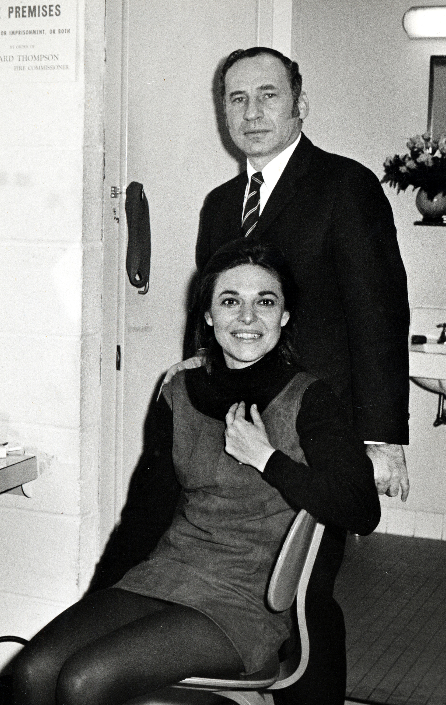 Anne Bancroft and Mel Brooks during "The Little Foxes" Broadway Opening Night on December 16, 1967, in New York City. | Source: Getty Images