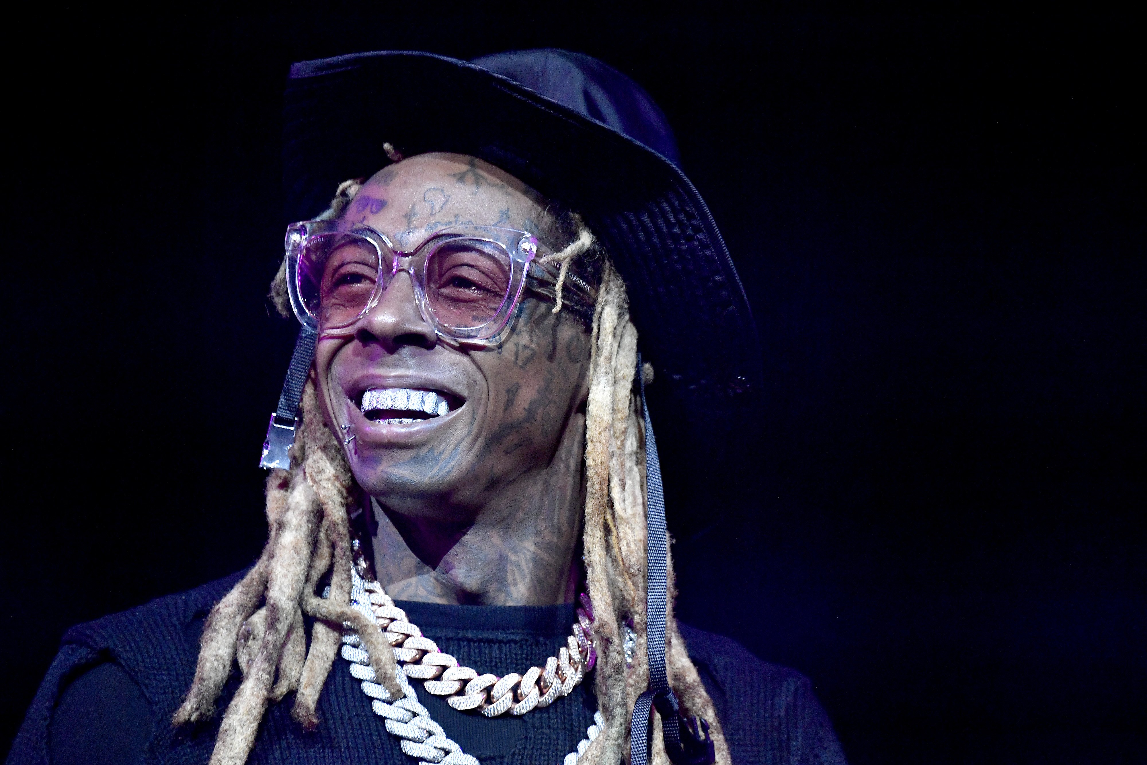 Lil Wayne at the EA Sports Bowl at Bud Light Super Bowl Music Fest on January 30, 2020, in Miami, Florida. | Source: Getty Images