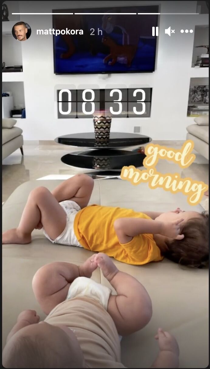 Les enfants de Matt Pokora. | Photo : Story Instagram / mattpokora