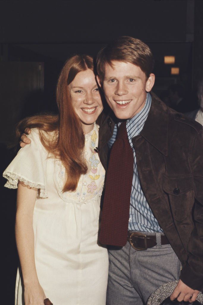 American actor and director Ron Howard with his wife Cheryl, circa 1978. | Source: Getty Images