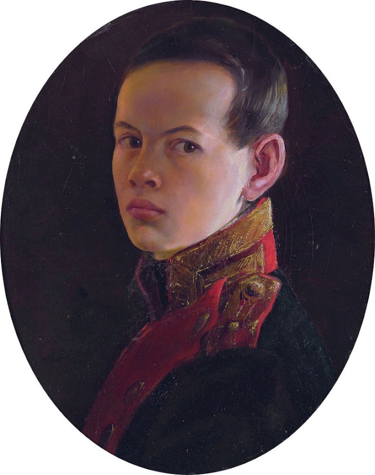  Attributed to George Dawe creator QS: P170, Q4233718, P1773, Q1507231, Alexander II as a boy, attributed to George Dawe, marked as public domain, more details on Wikimedia Commons 