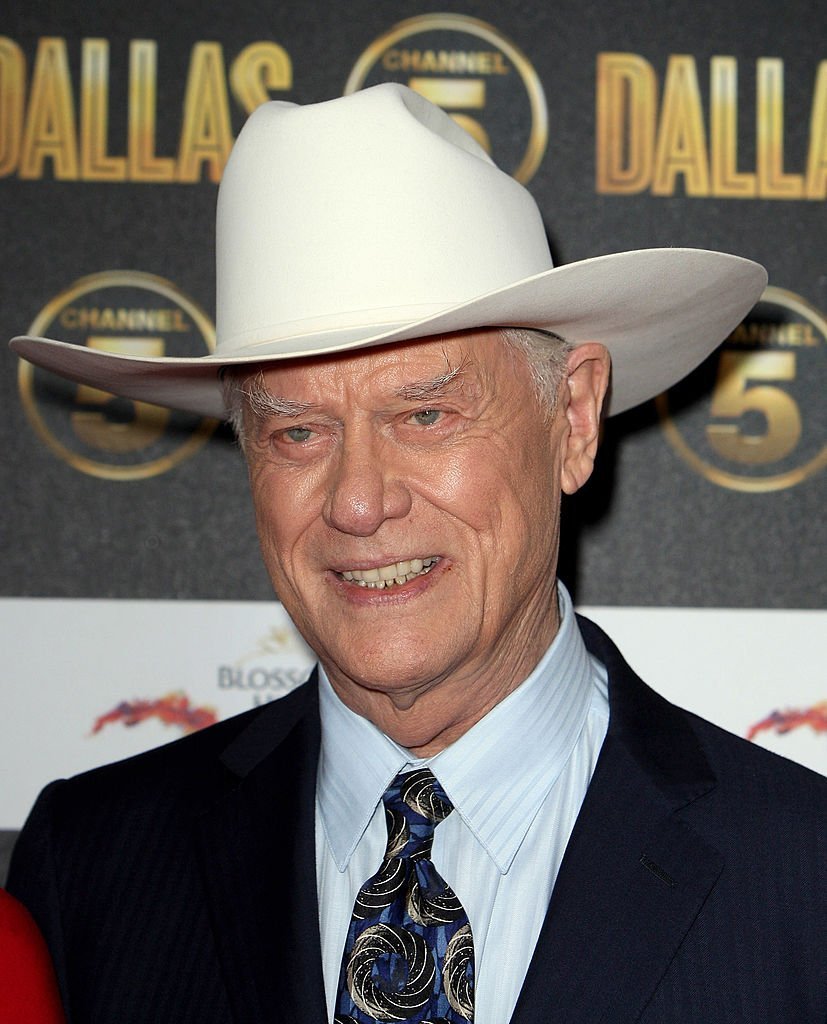 Actor Larry Hagman arrives at the launch party for the new Channel 5 television series of 'Dallas' at Old Billingsgate | Getty Images