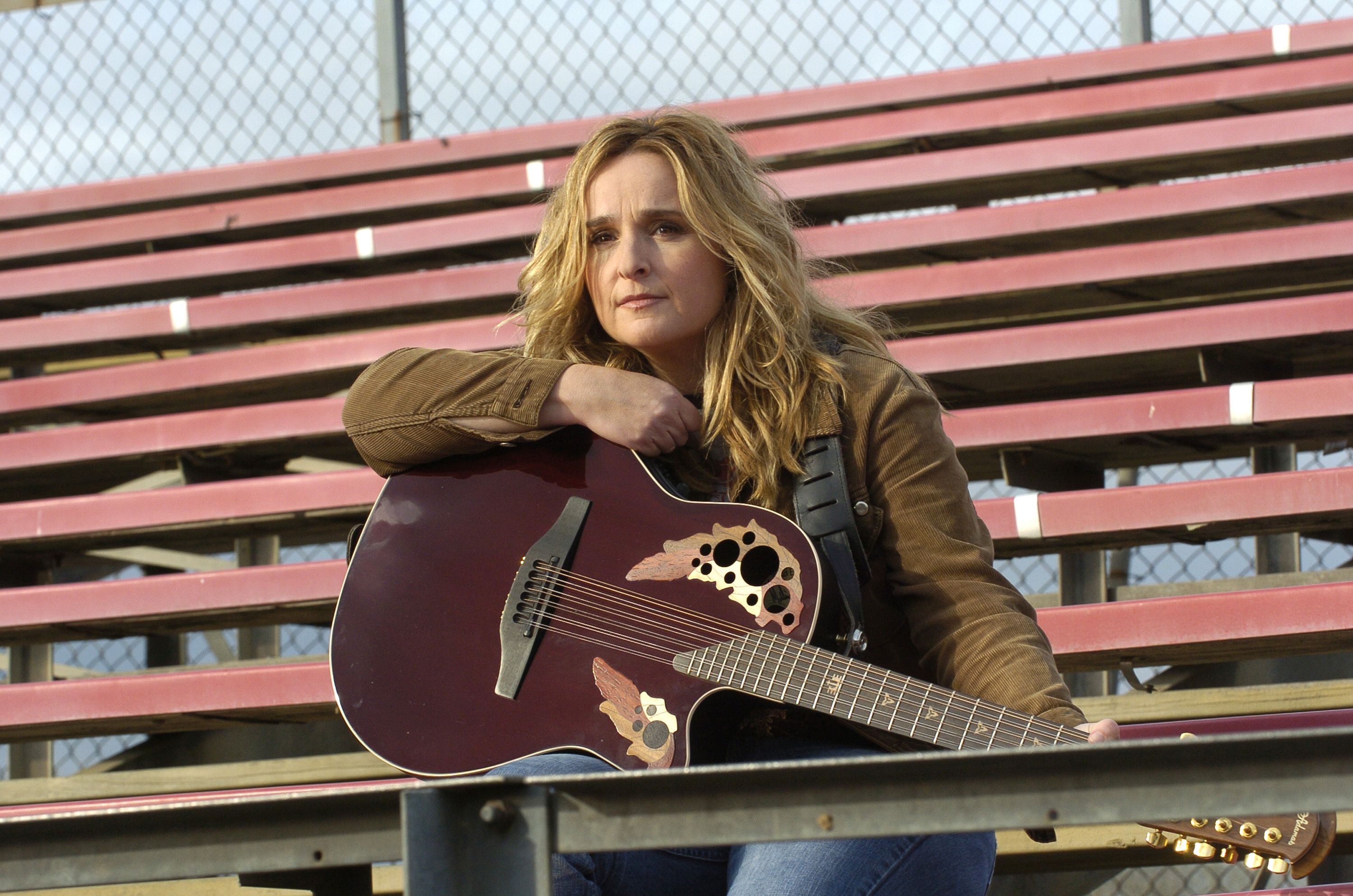 Melissa Etheridge video stills from the single "Breathe" shot December 10, 2003. | Source: Getty Images