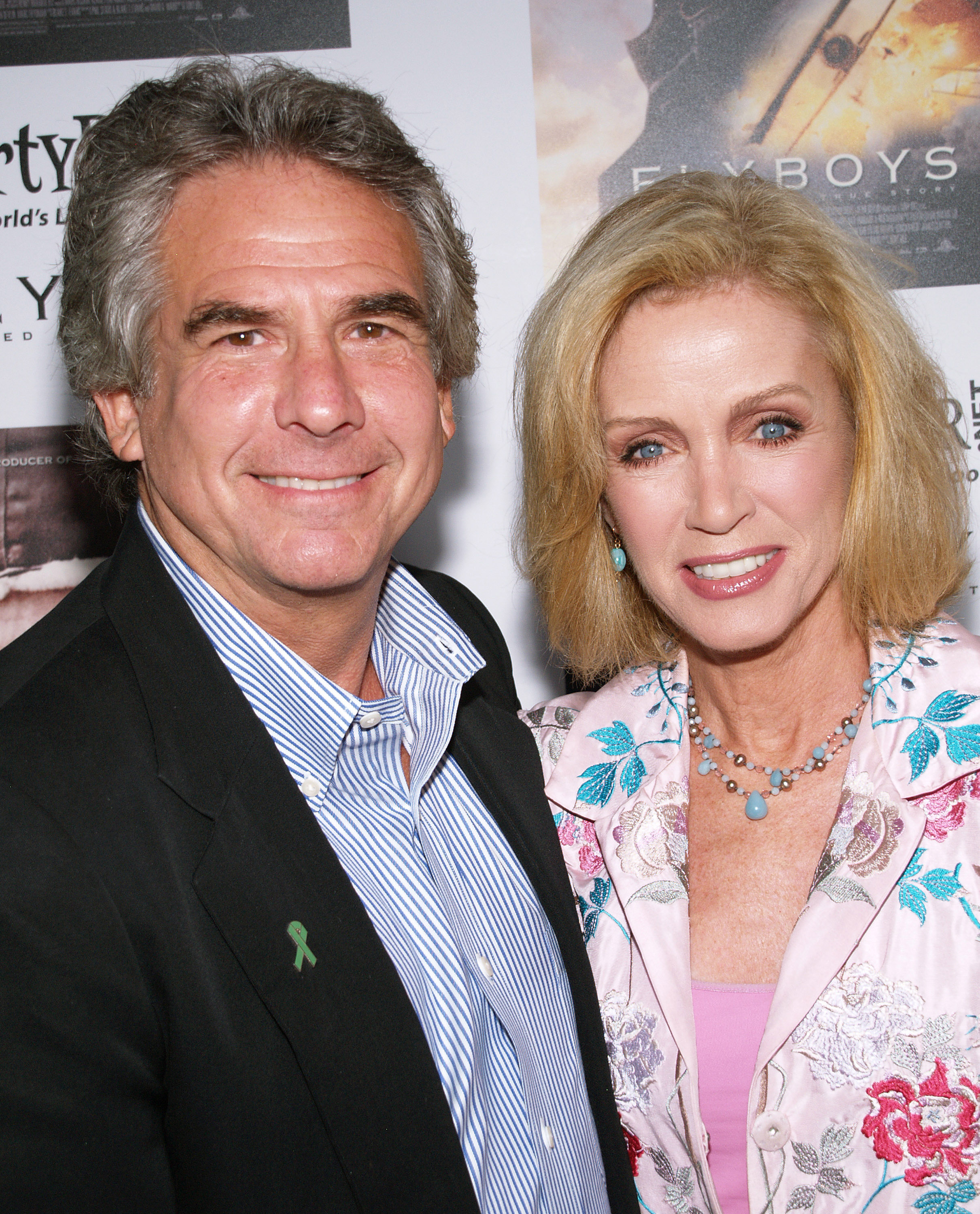 Donna Mills and Larry Gilman at the "Flyboys" Screening in Los Angeles in 2006 | Source: Getty Images