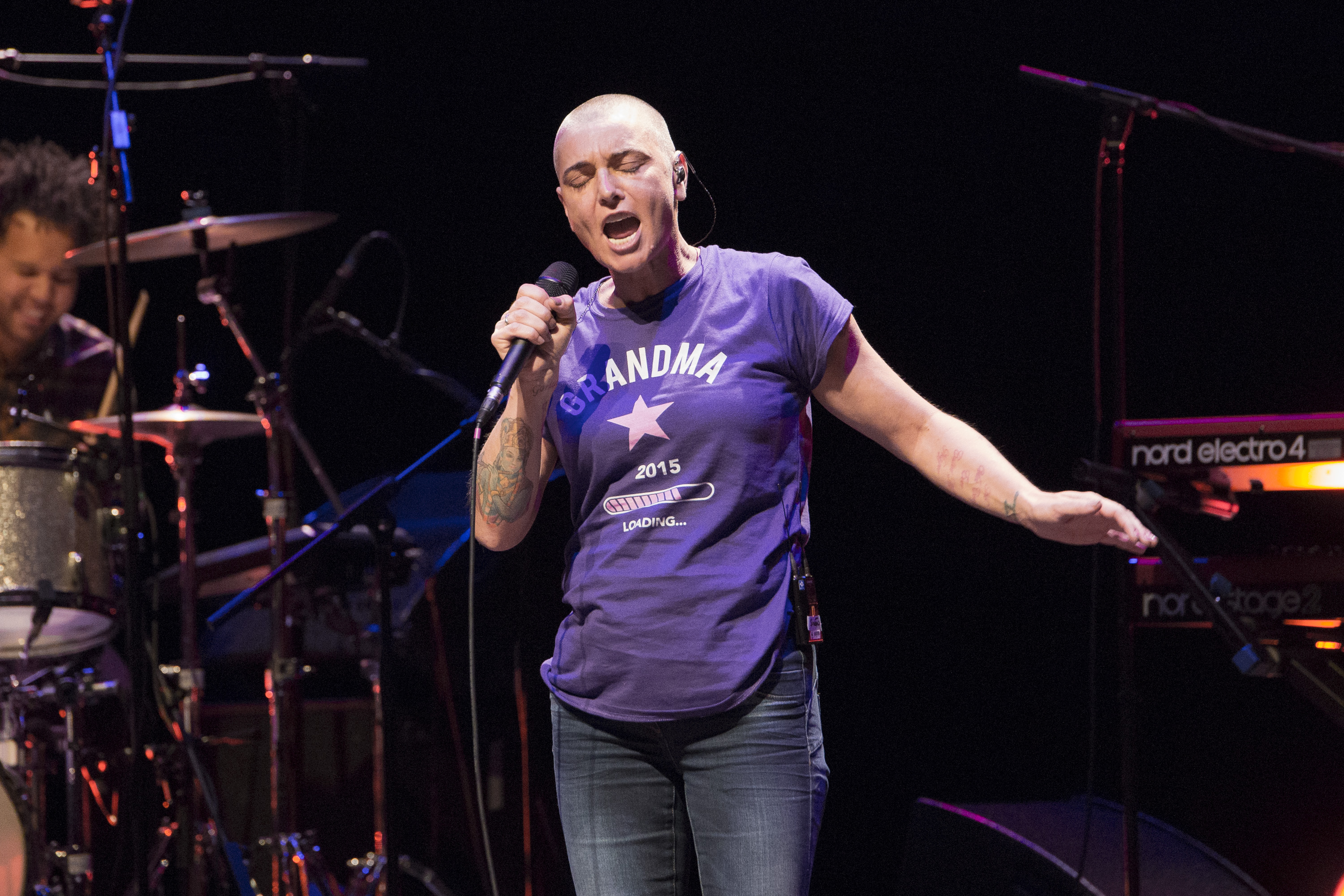 Sinead O'Connor performs on stage at Barbican Centre on April 13, 2015, in London, United Kingdom. | Source: Getty Images