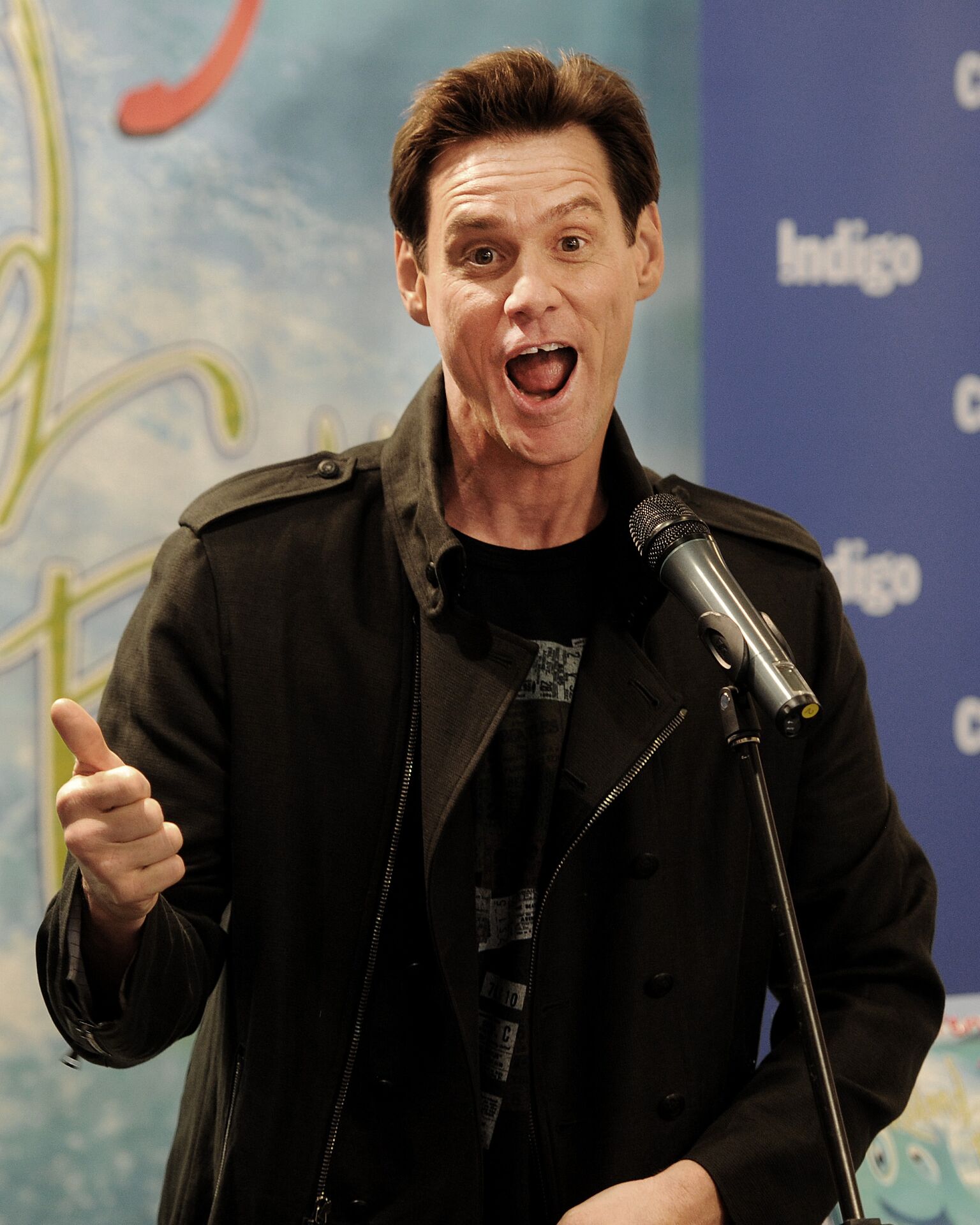 Jim Carrey hosts a signing for his children's book 'How Roland Rolls' at Indigo at Yorkdale Mall | Getty Images