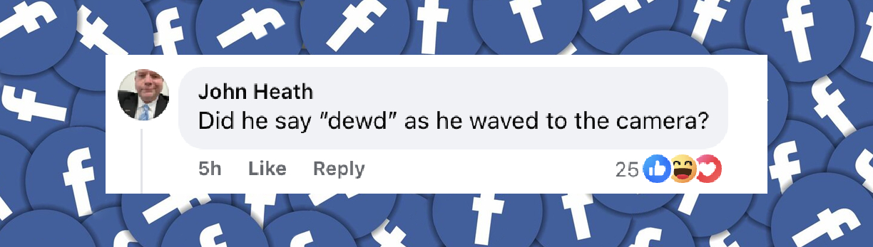 A netizen's comment on Senator Mitch McConnell's latest accident, posted on October 16, 2025 | Source: Facebook/NBCNews