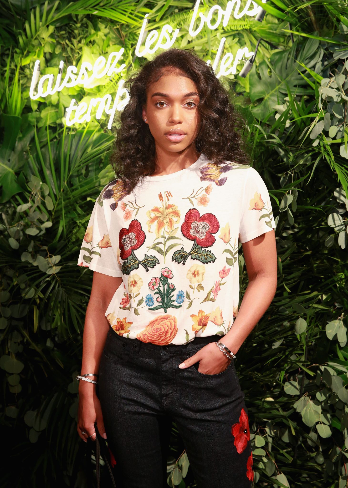 Lori Harvey at Kate Spade Presentation on September 8, 2017 in New York. | Photo: Getty Images