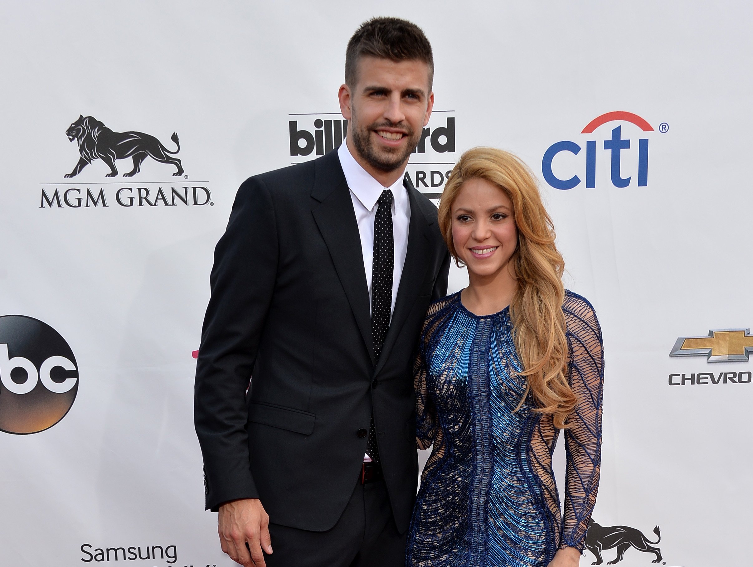 Shakira and FC Barcelona soccer player Gerard Pique attend the 2014 Billboard Music Awards in Las Vegas. | Photo: Getty Images