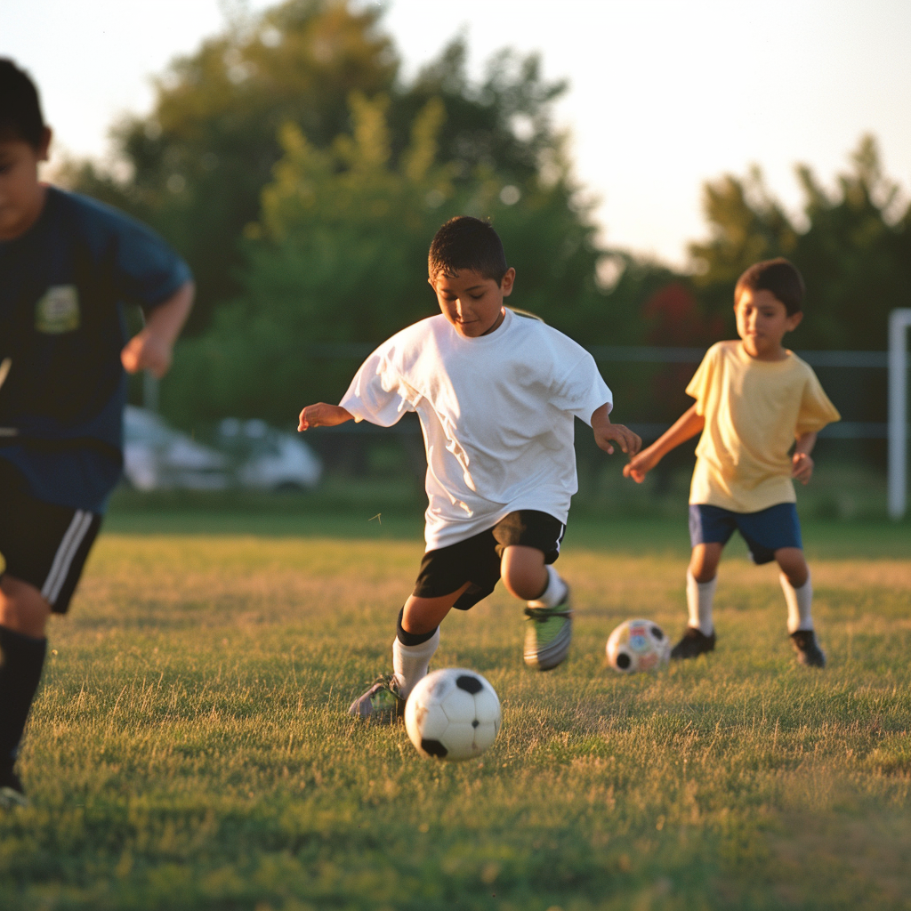 Children playing soccer | Source: Midjourney