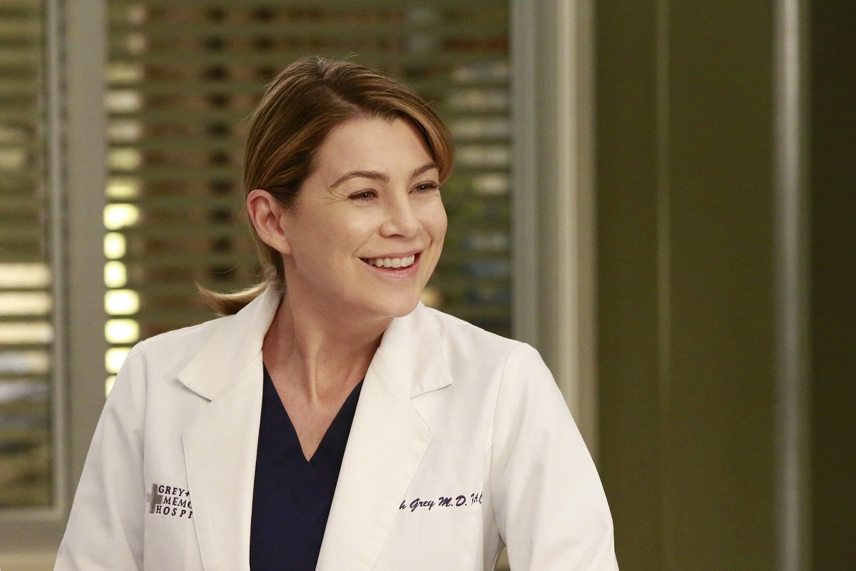 Ellen Pompeo as Meredith Grey in "Grey's Anatomy" in September 2012 | Source: Getty Images 