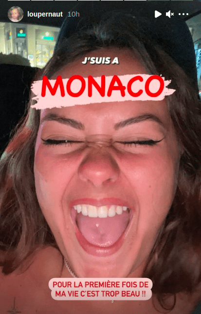 Lou Pernaut à Monaco | Photo : Instagram/loupernaut/