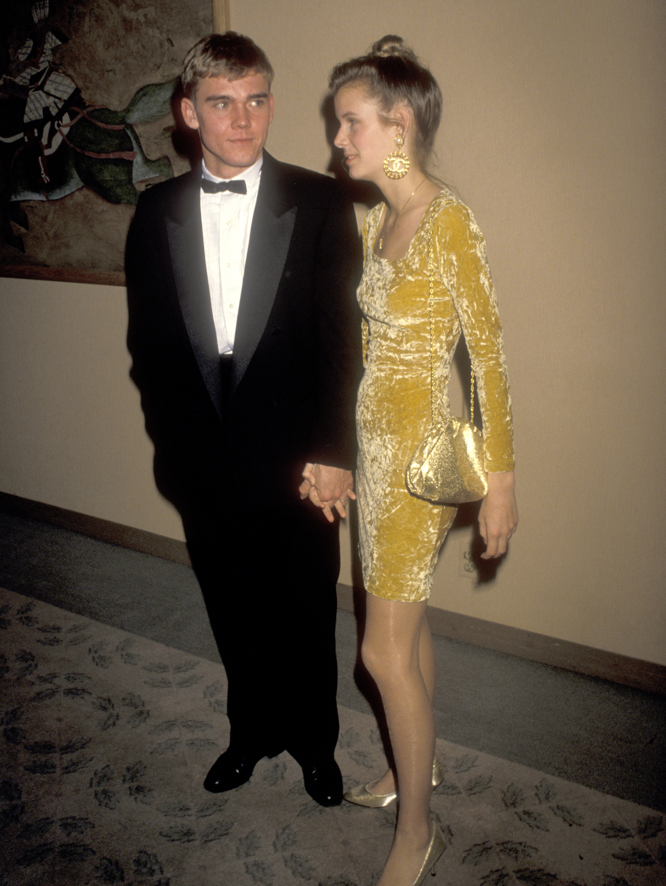 The former child star and his wife, Andrea Bernard, at the 48th Annual Golden Globe Awards on January 19, 1991, in Beverly Hills, California. | Source: Getty Images