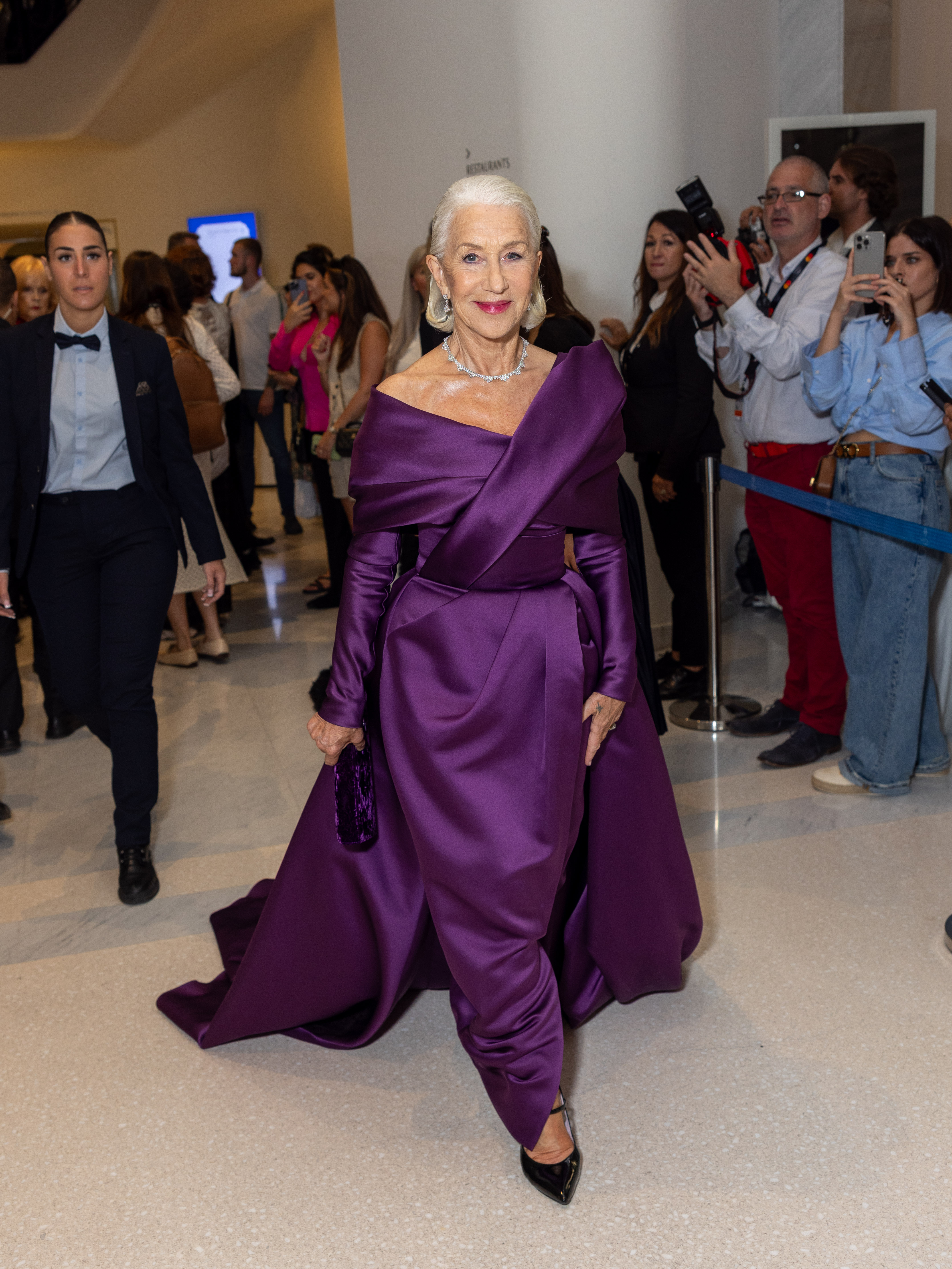 Helen Mirren at the Hôtel Martinez during the 77th Cannes Film Festival on May 24, 2024, in France. | Source: Getty Images