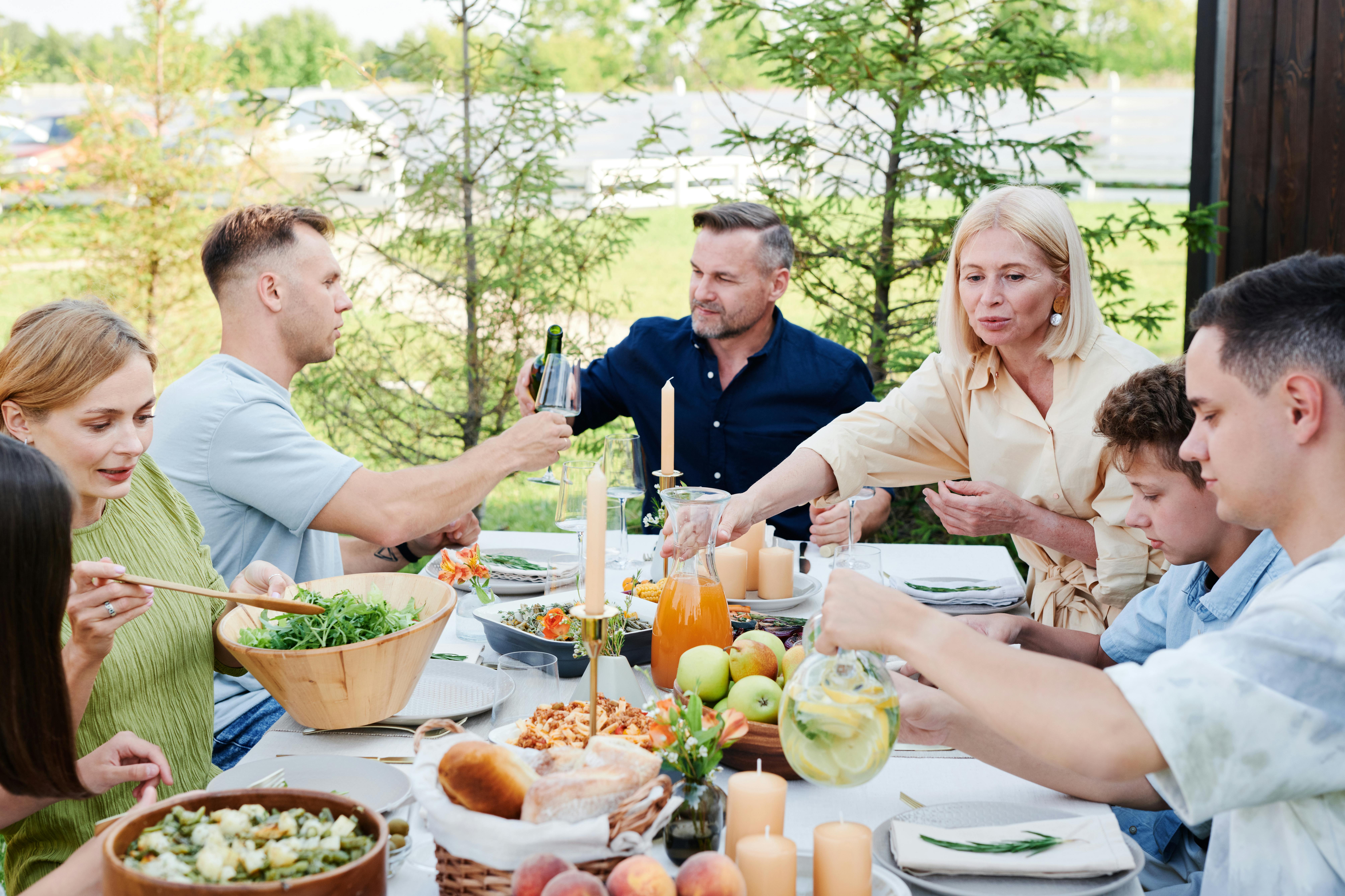 Family gathering in the yard | Source: Pexels