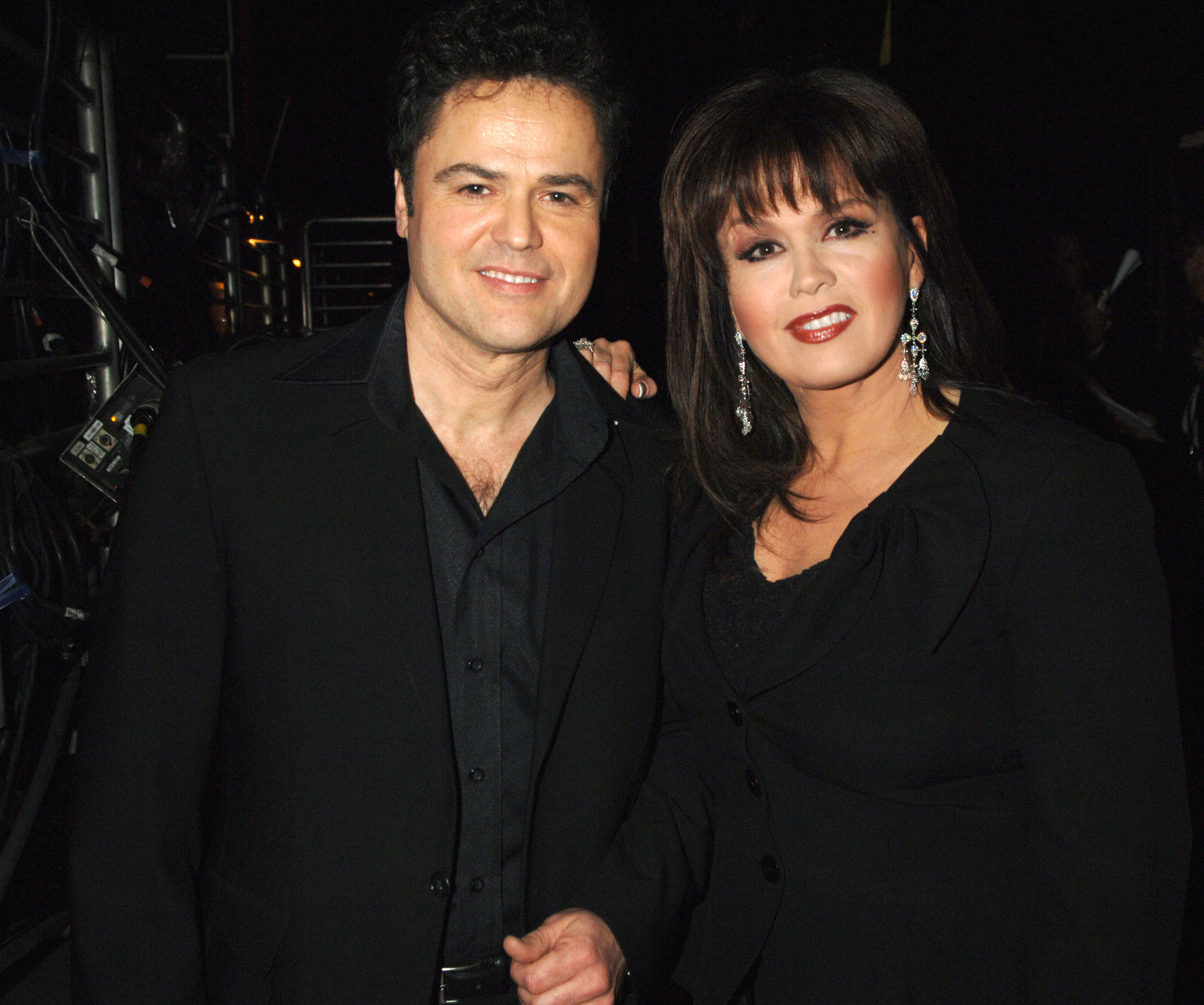 Donny Osmond and Marie Osmond during the TV Land Awards in Santa Monica, California on March 19, 2006. | Source: Getty Images