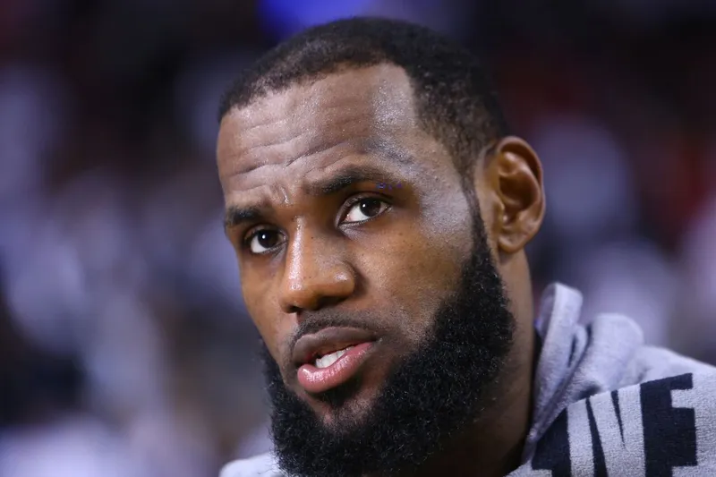 LeBron James at the 2018 NBA Playoffs on May 3, 2018. | Photo: Getty Images