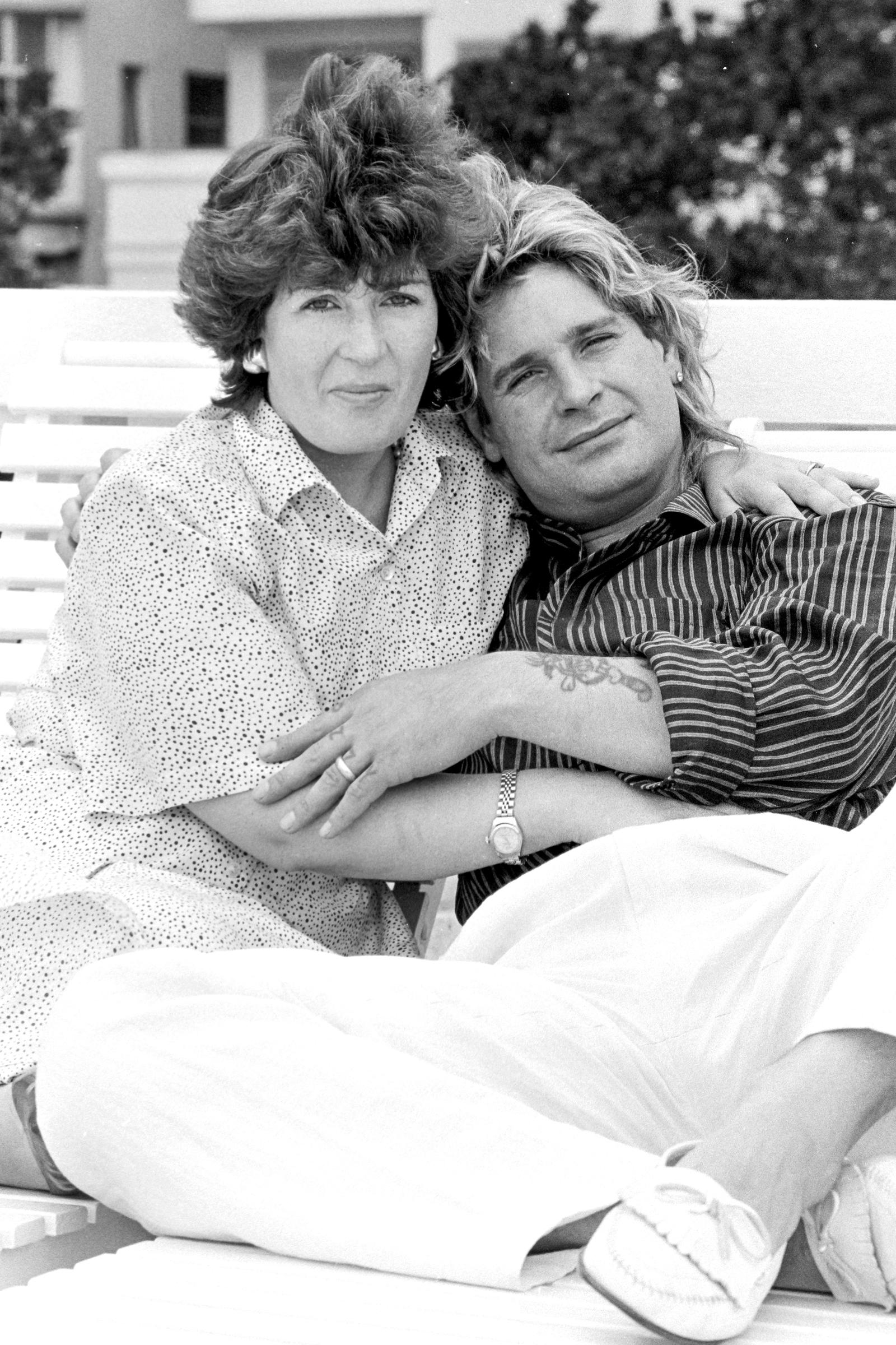 Sharon and Ozzy Osbourne in Brazil, 1985. | Source: Getty Images