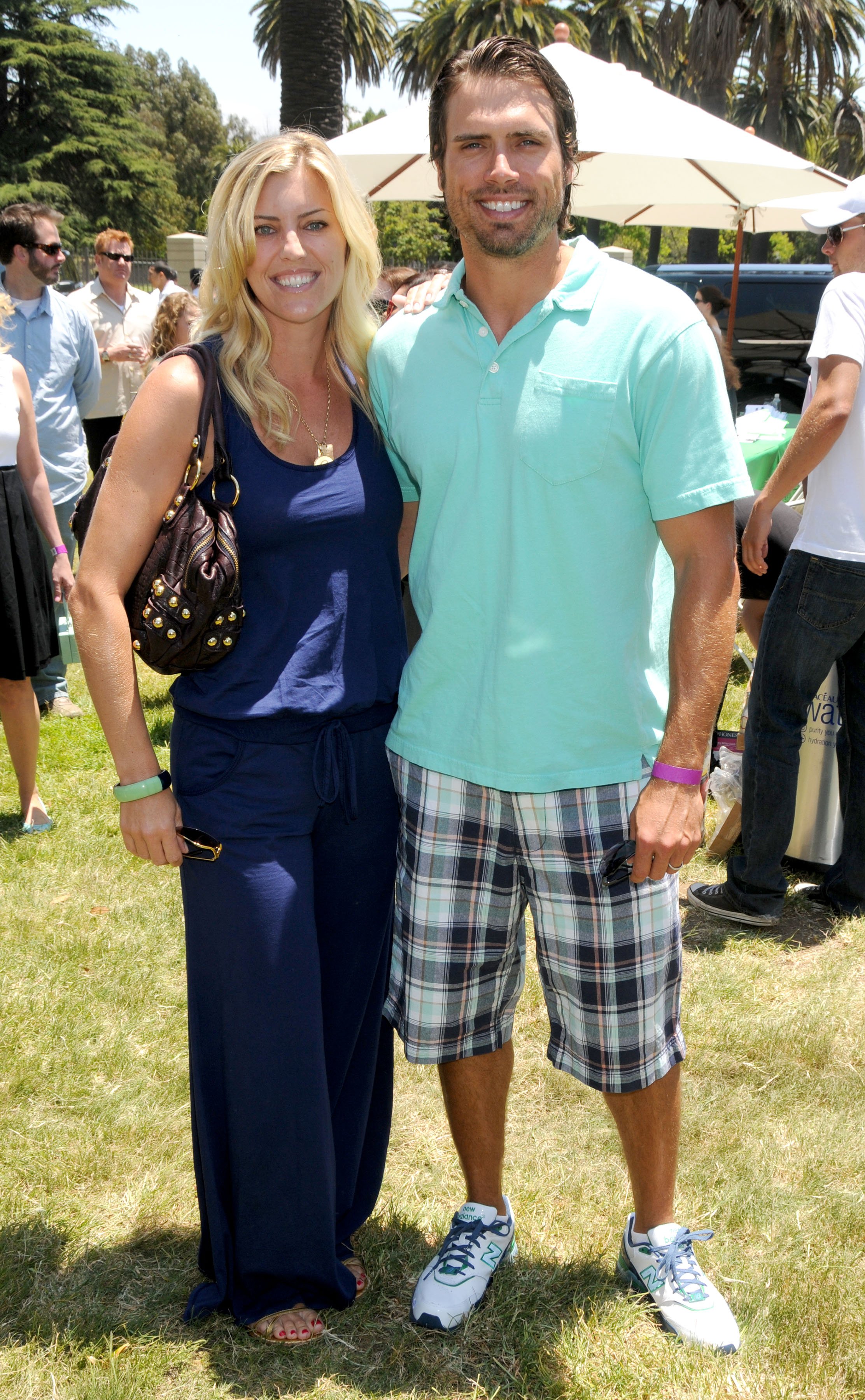 Joshua Morrow and wife Tobe Keeney arrive for the 20th Anniversary "A Time For Heroes" Celebrity Carnival Sponsored By The Elizabeth Glaser Pediatric AIDS Foundation at the Wadsworth Theater in Westwood, California on June 7, 2009. | Photo: Getty Images
