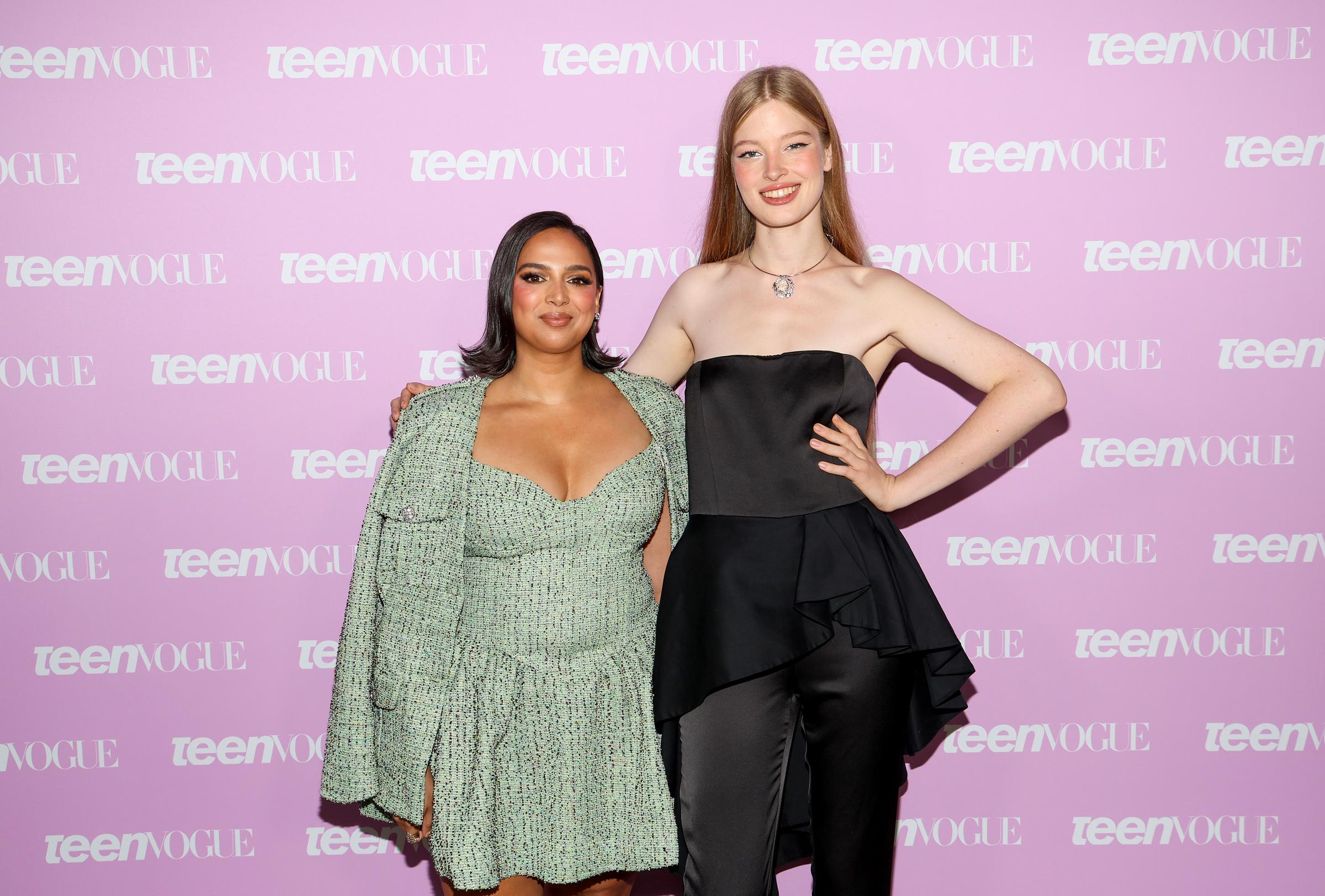 Versha Sharma and Vivian Jenna Wilson attend the 2025 Teen Vogue Summit at NYA WEST in Los Angeles, California on September 20 | Source: Getty Images