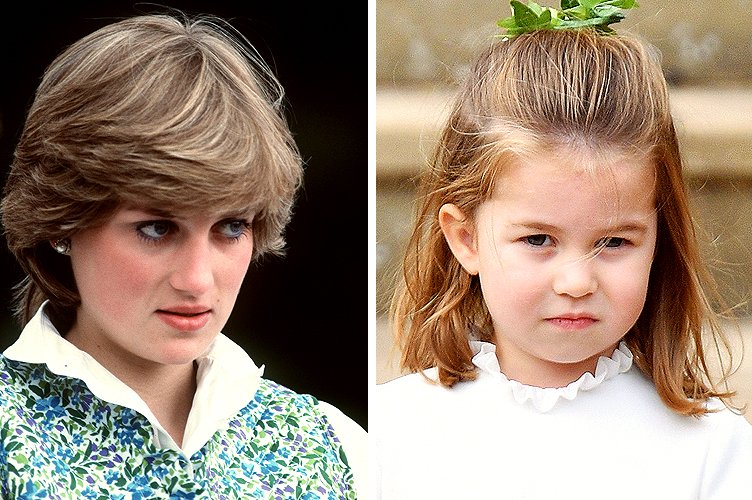 Las princesas Diana y Charlotte. | Foto: Getty Images