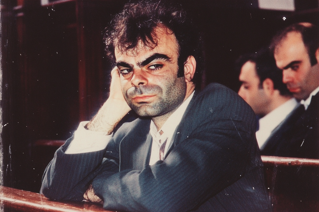 A man looking bored in court | Source: Midjourney