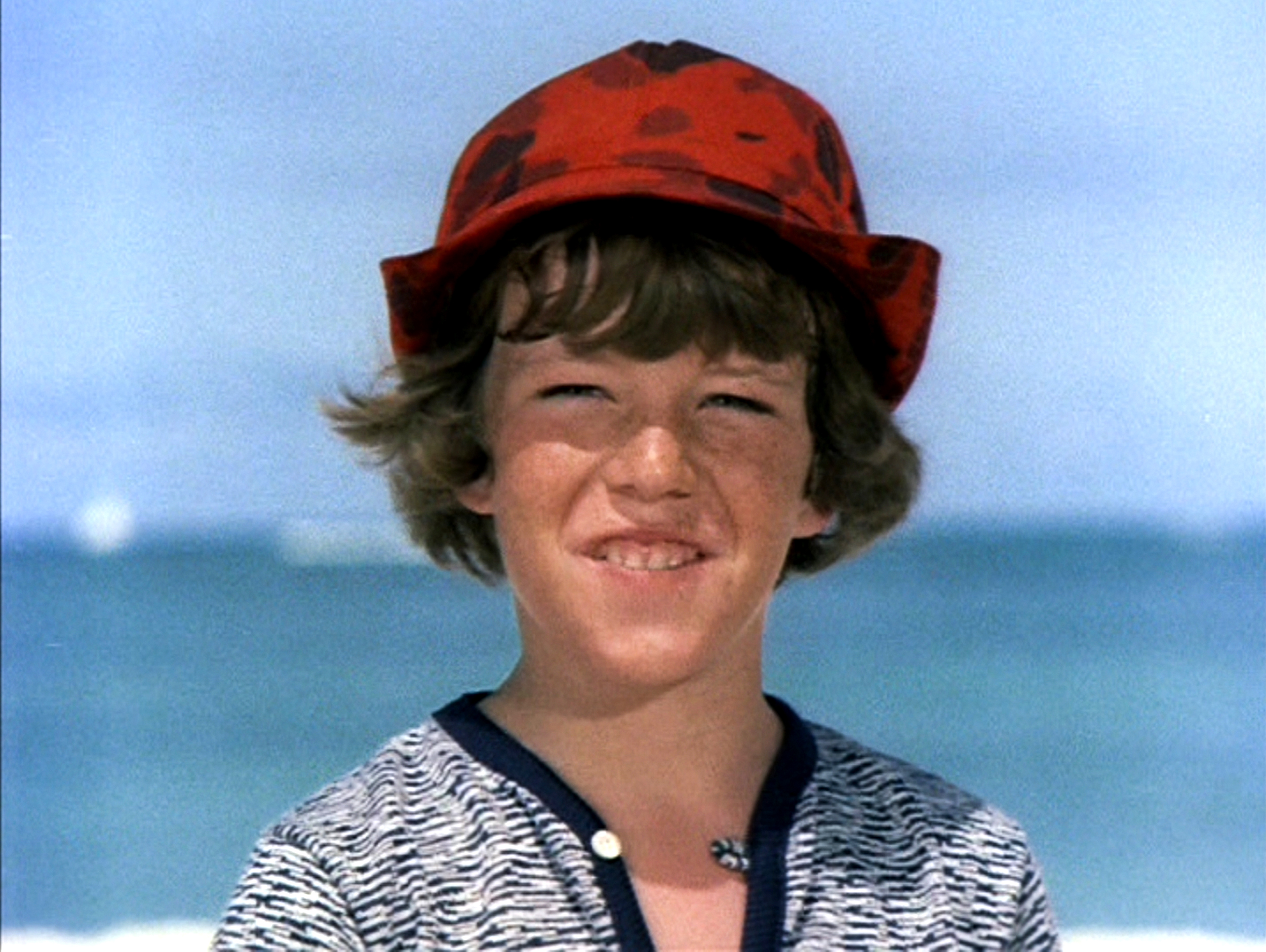 Mike Lookinland as Bobby Brady in "The Brady Bunch" episode, "Pass The Tabu," aired on September 29, 1972 | Source: Getty Images