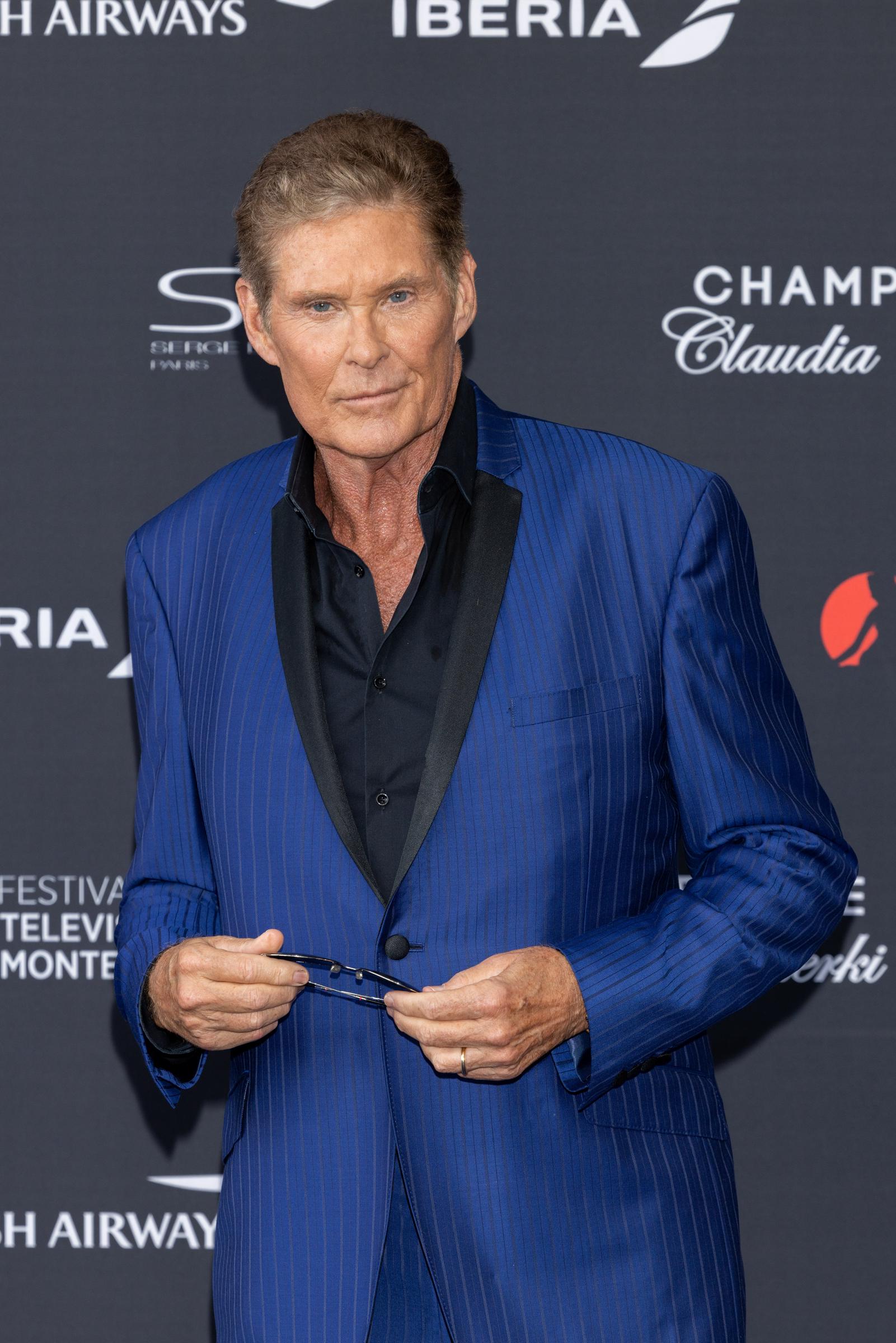 David Hasselhoff attends the opening ceremony during the Monte Carlo TV Festival on June 17, 2022, in Monte-Carlo, Monaco.