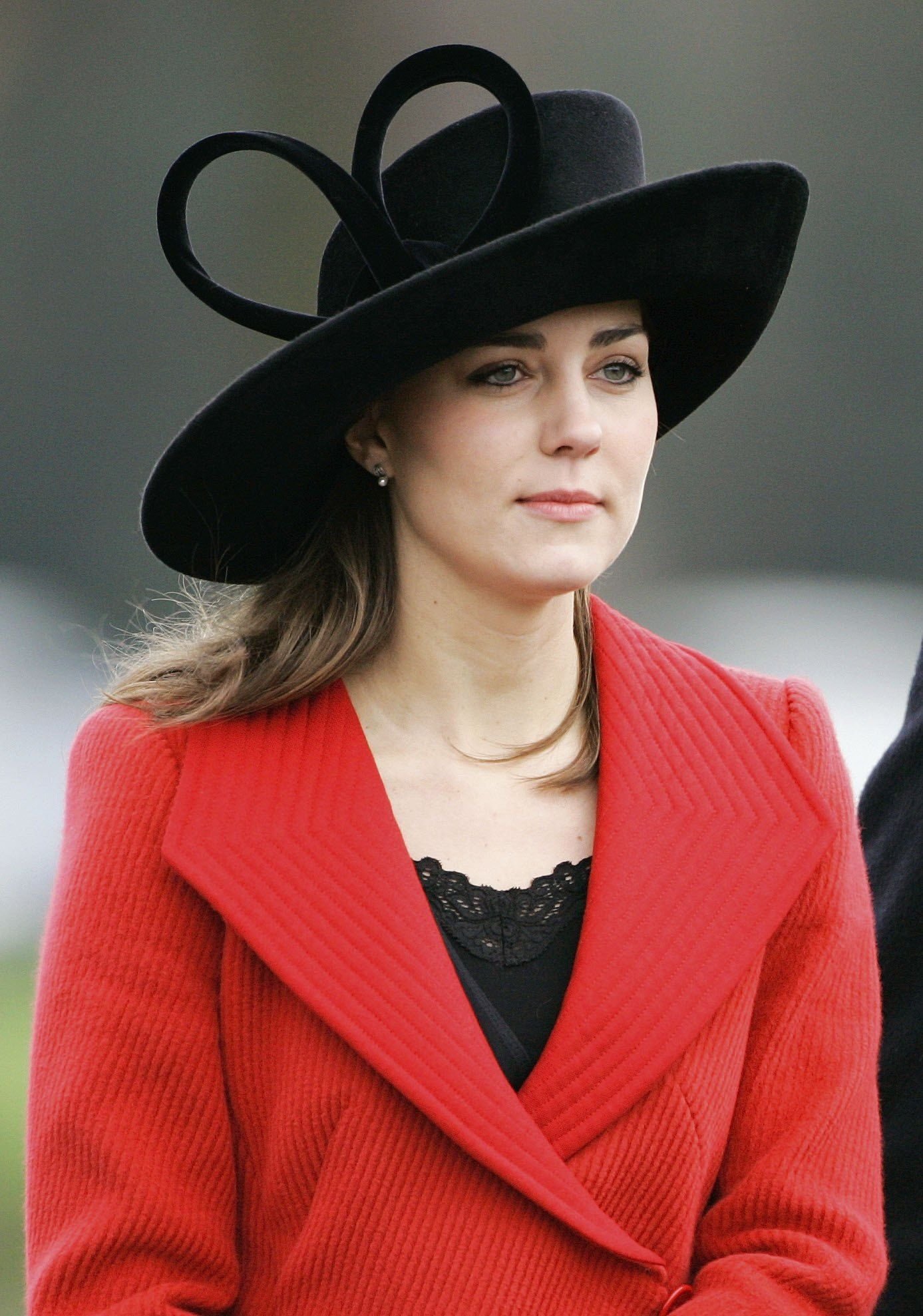Kate Middleton during the Sovereign's Parade at Sandhurst Military Academy to watch the passing-out parade on December 15, 2006 in Surrey, England. | Source: Getty Images