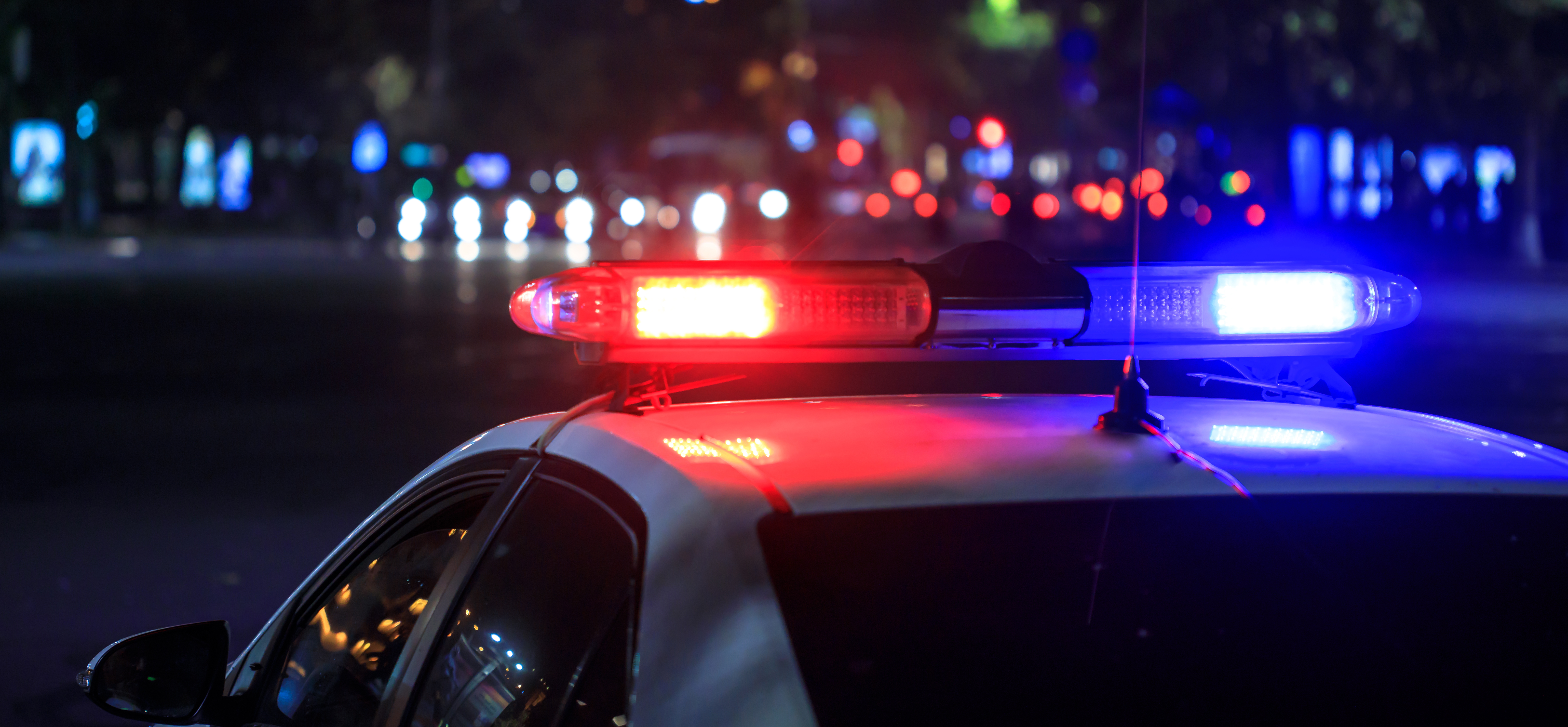 A police car lights | Source: Shutterstock
