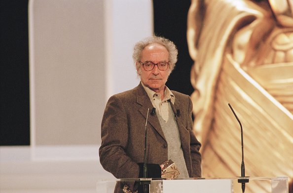 Jean-Luc Godard à la 23ème Cérémonie des Césars à Paris. | Photo : Getty Images