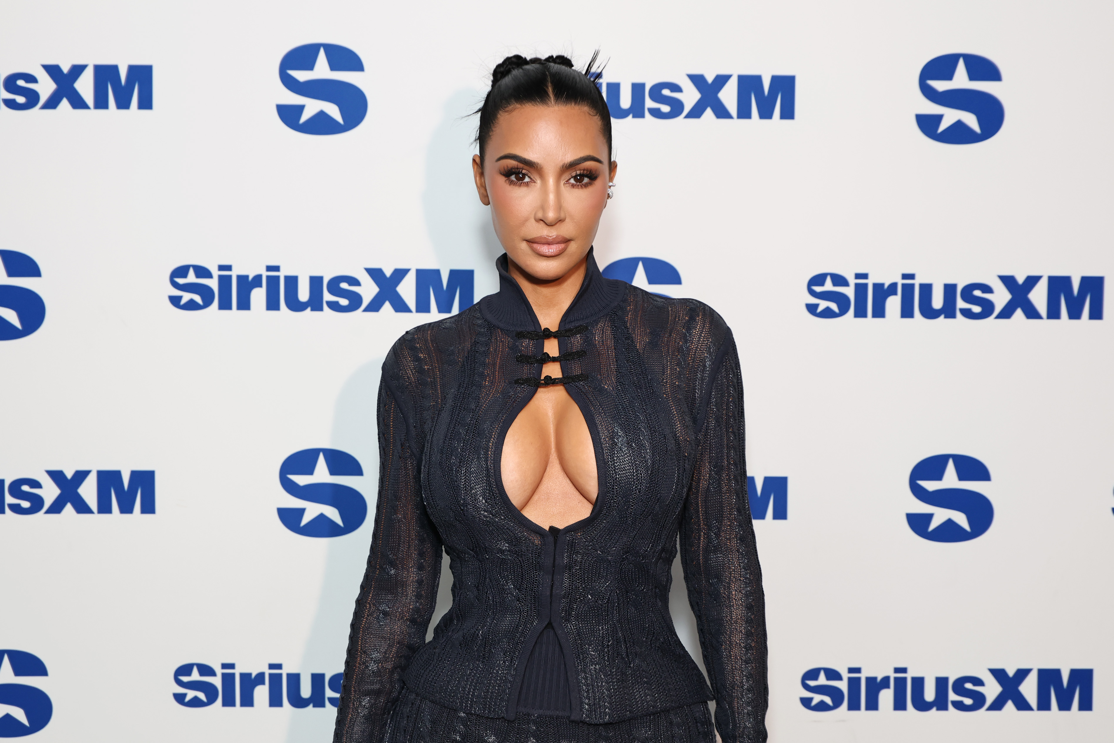 Kim Kardashian attends SiriusXM's Town Hall with the cast of "All's Fair" hosted by Andy Cohen at SiriusXM Studios on 27 October 2025 in New York City. | Source: Getty Images